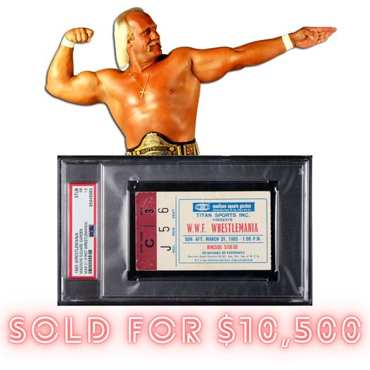 WrestleMania Ticket Shatters Expectations, Fetches $10,500 at Heritage Auctions