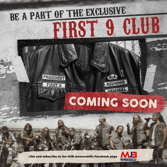 Exclusive Sons of Anarchy Memorabilia dropping soon at MJB Memorabilia