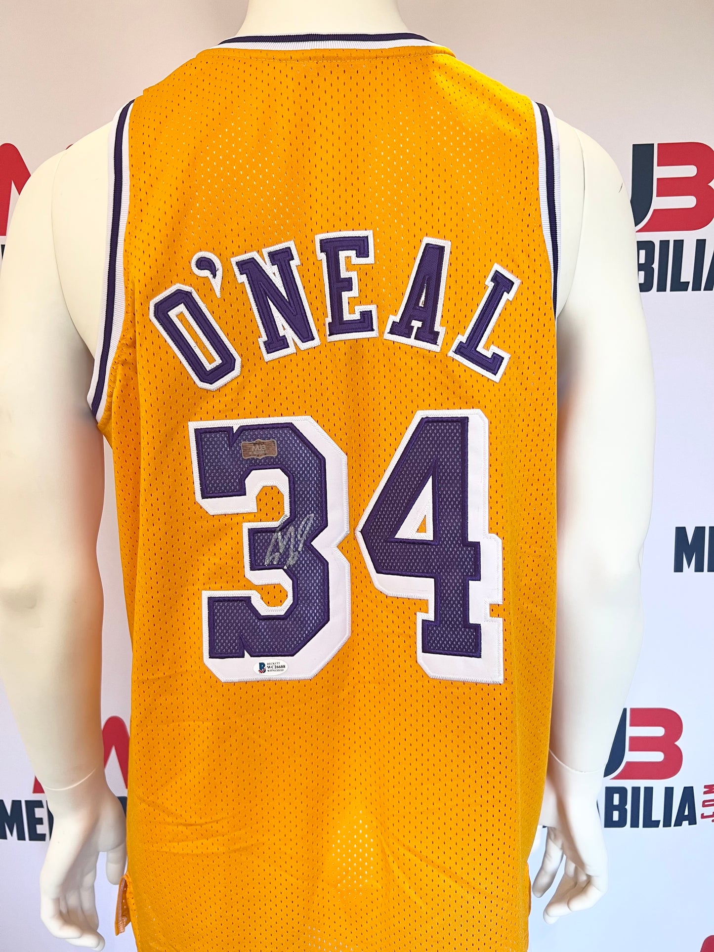 Shaq Signed Autographed La Lakers Jersey Beckett Authentication