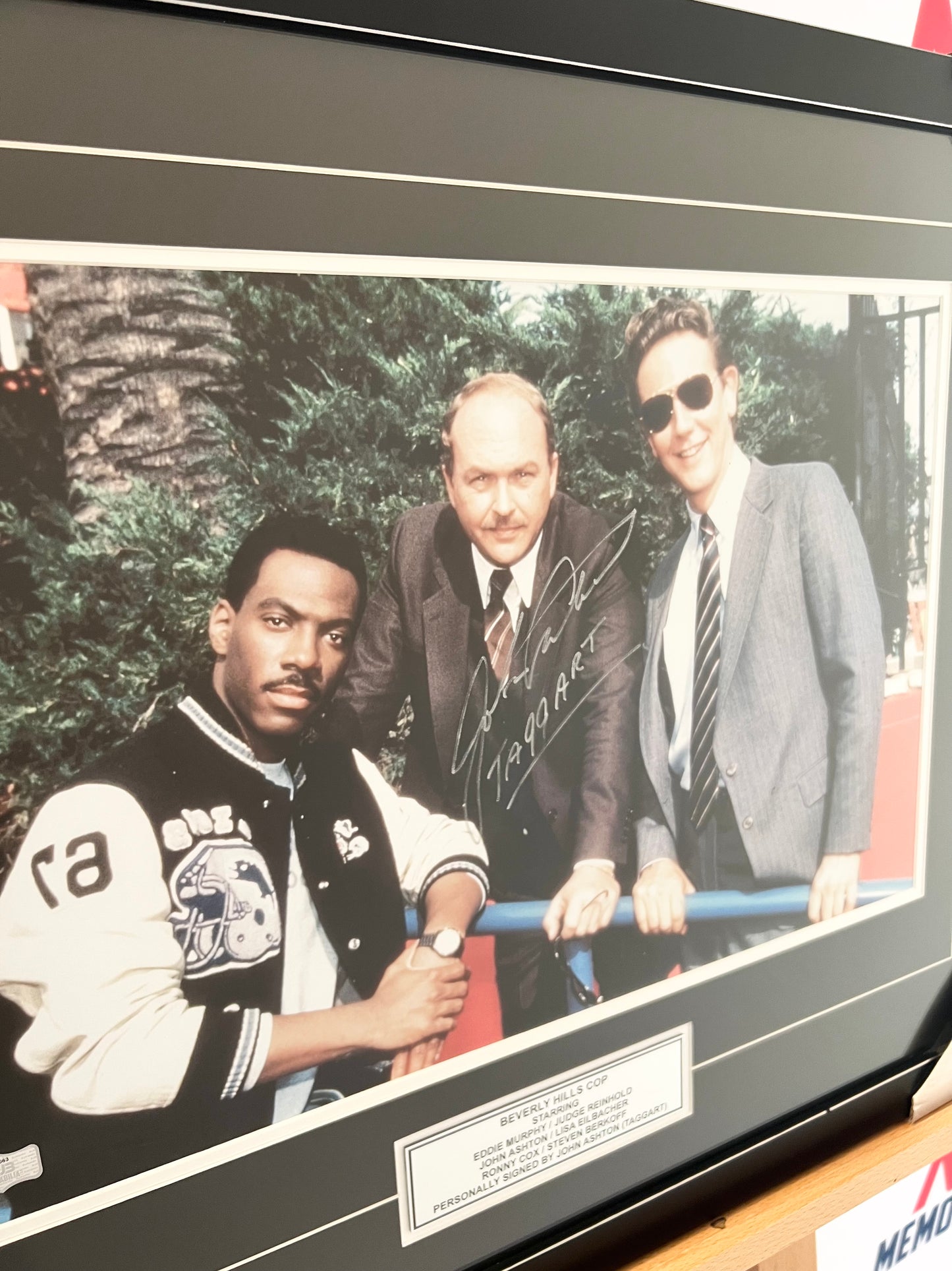 John Ashton Signed Beverley Hills Cop Photograph Inscribed Taggart RARE