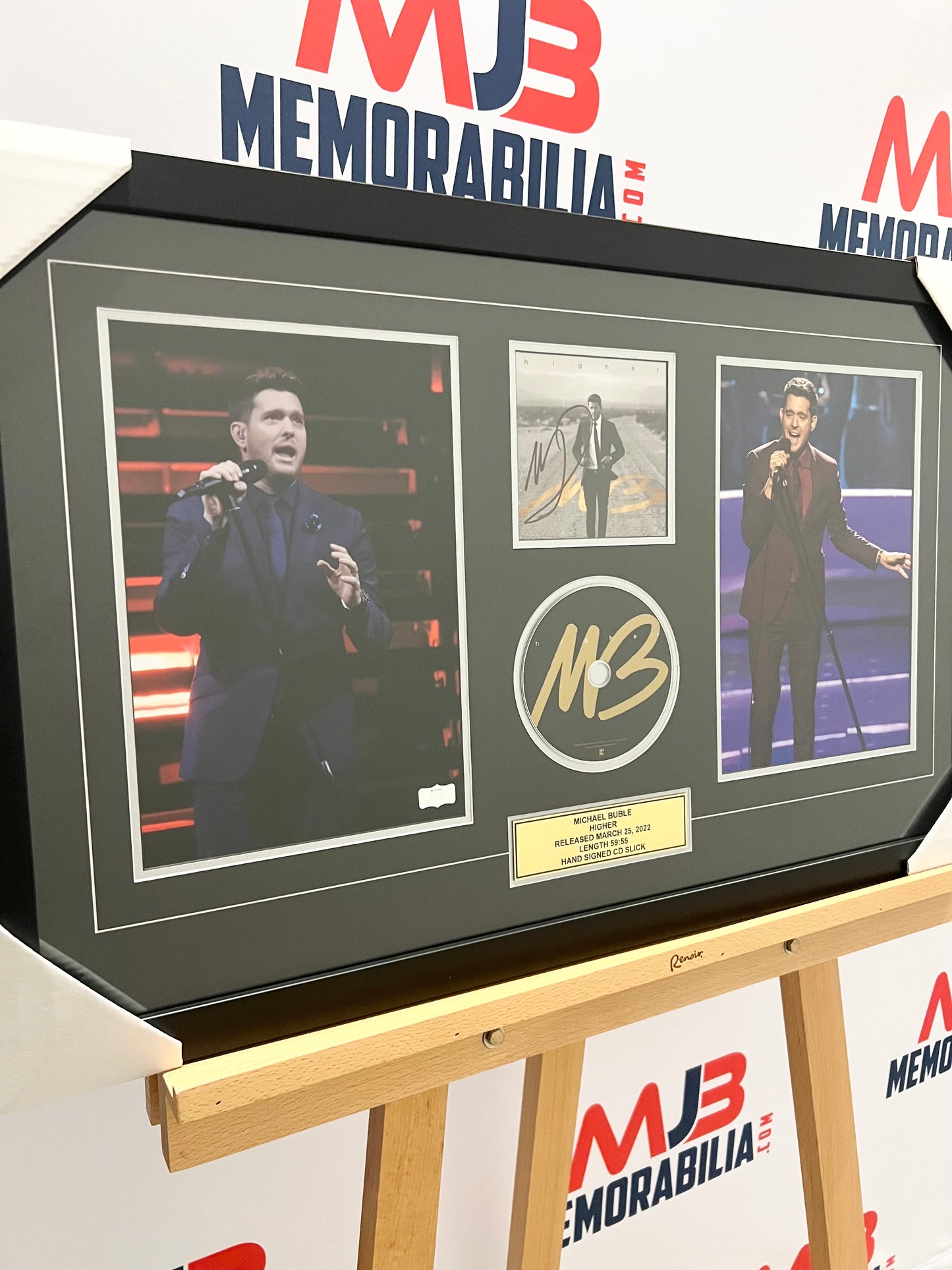 Michael Buble Signed Autograph Higher CD with COA Rare