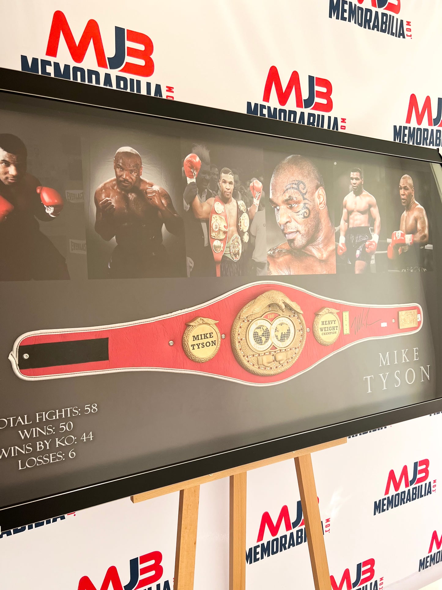 Mike Tyson Signed Autographed Championship Belt with COA RARE