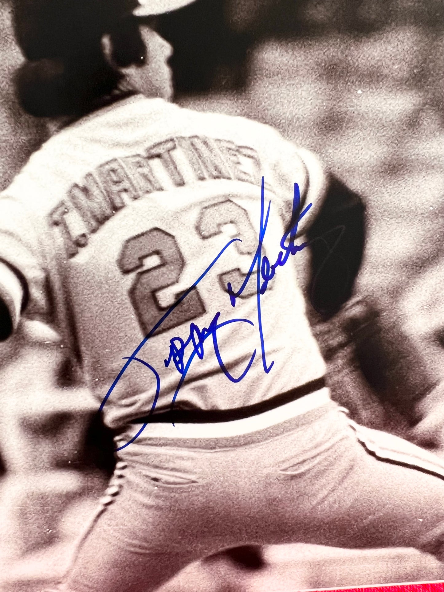 Tippy Martinez Signed Autographed Photo Rare with COA