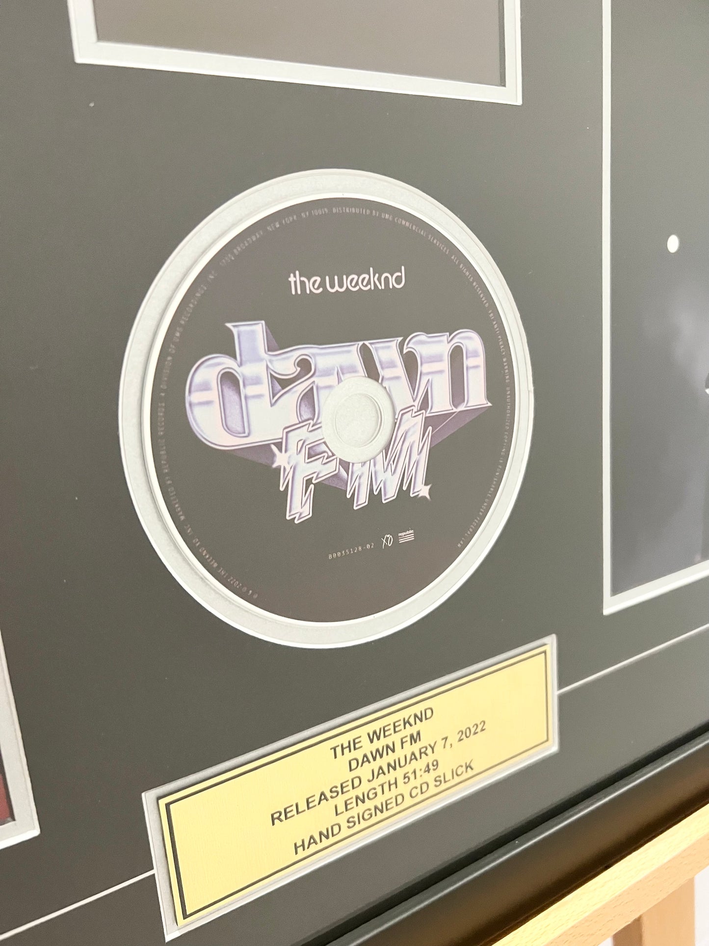 The Weeknd Signed Autographed DAWN FM CD With COA RARE