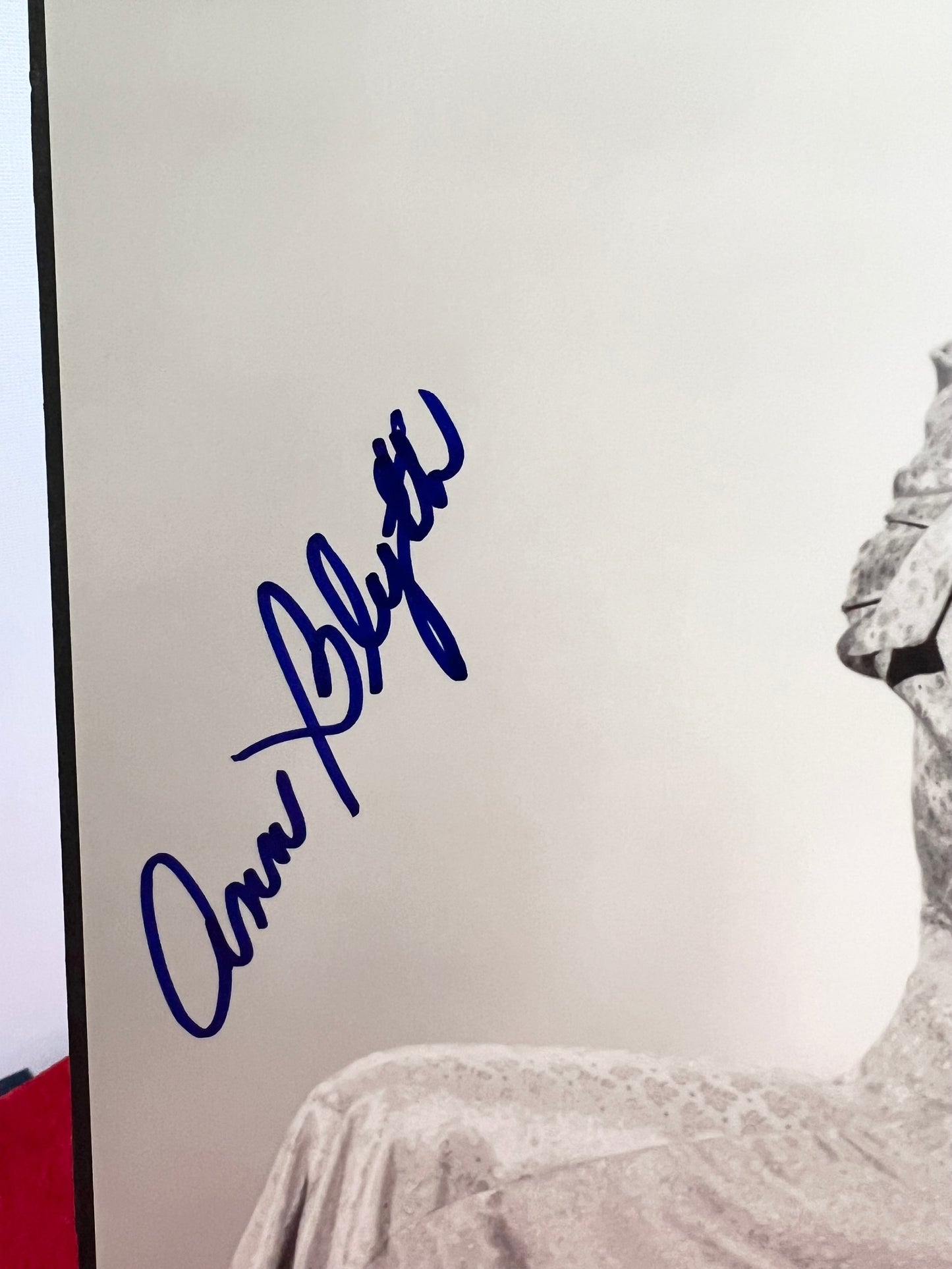 Ann Blyth Signed Autographed Black and White Photograph Rare with COA