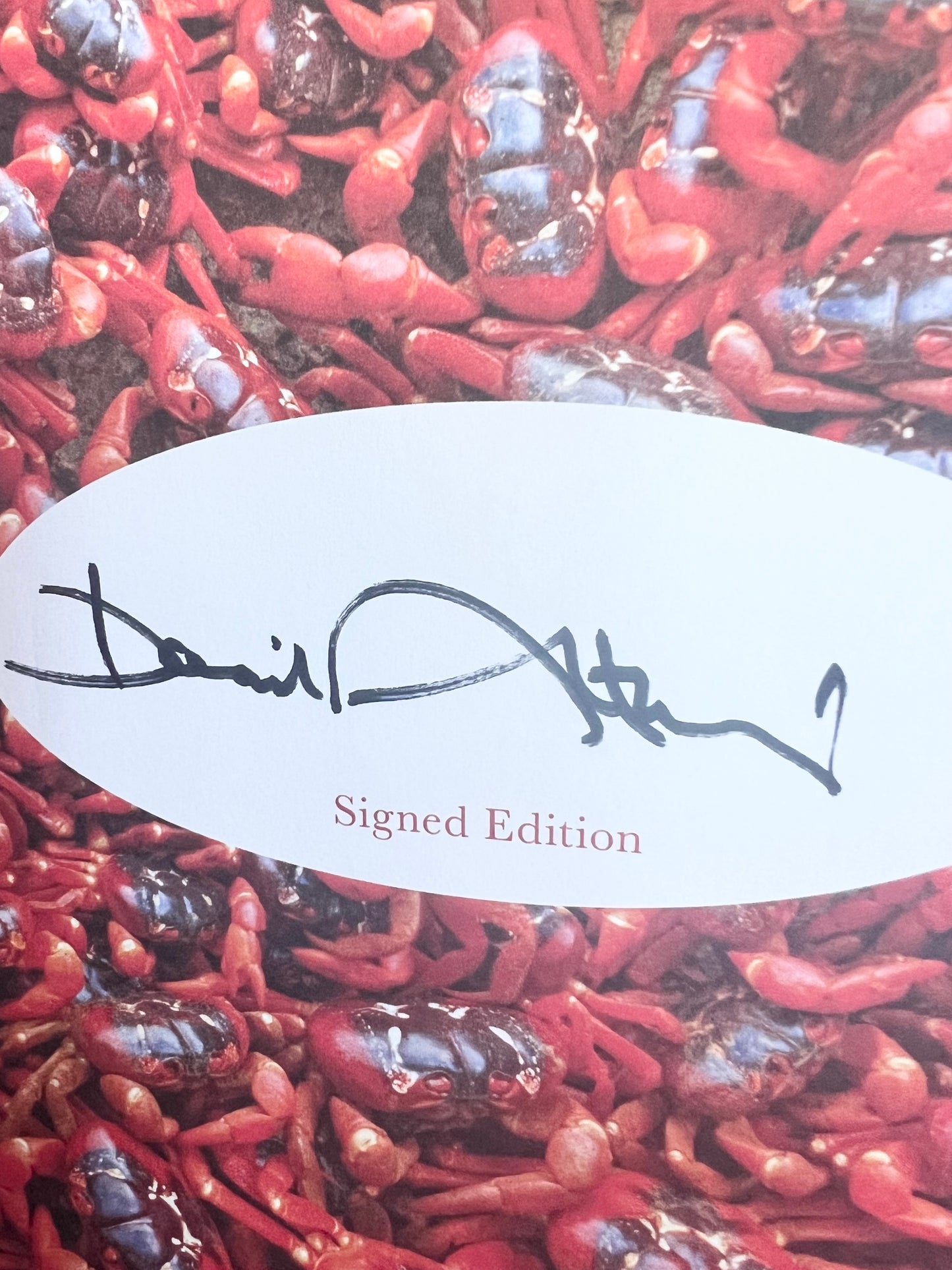 David Attenborough Signed Autograph The Trials of Life Book with COA