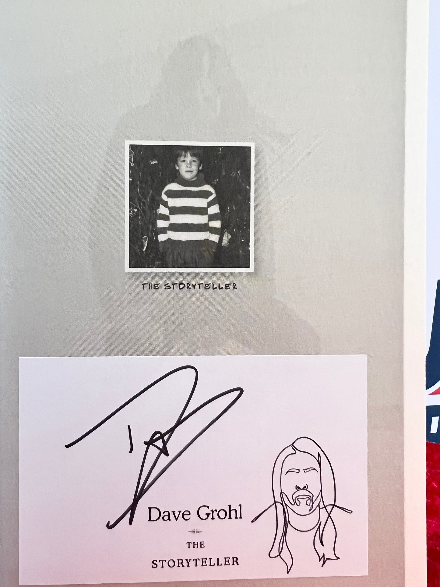 Dave Grohl Signed Autograph The Storyteller Book Foo Fighters Nirvana with COA