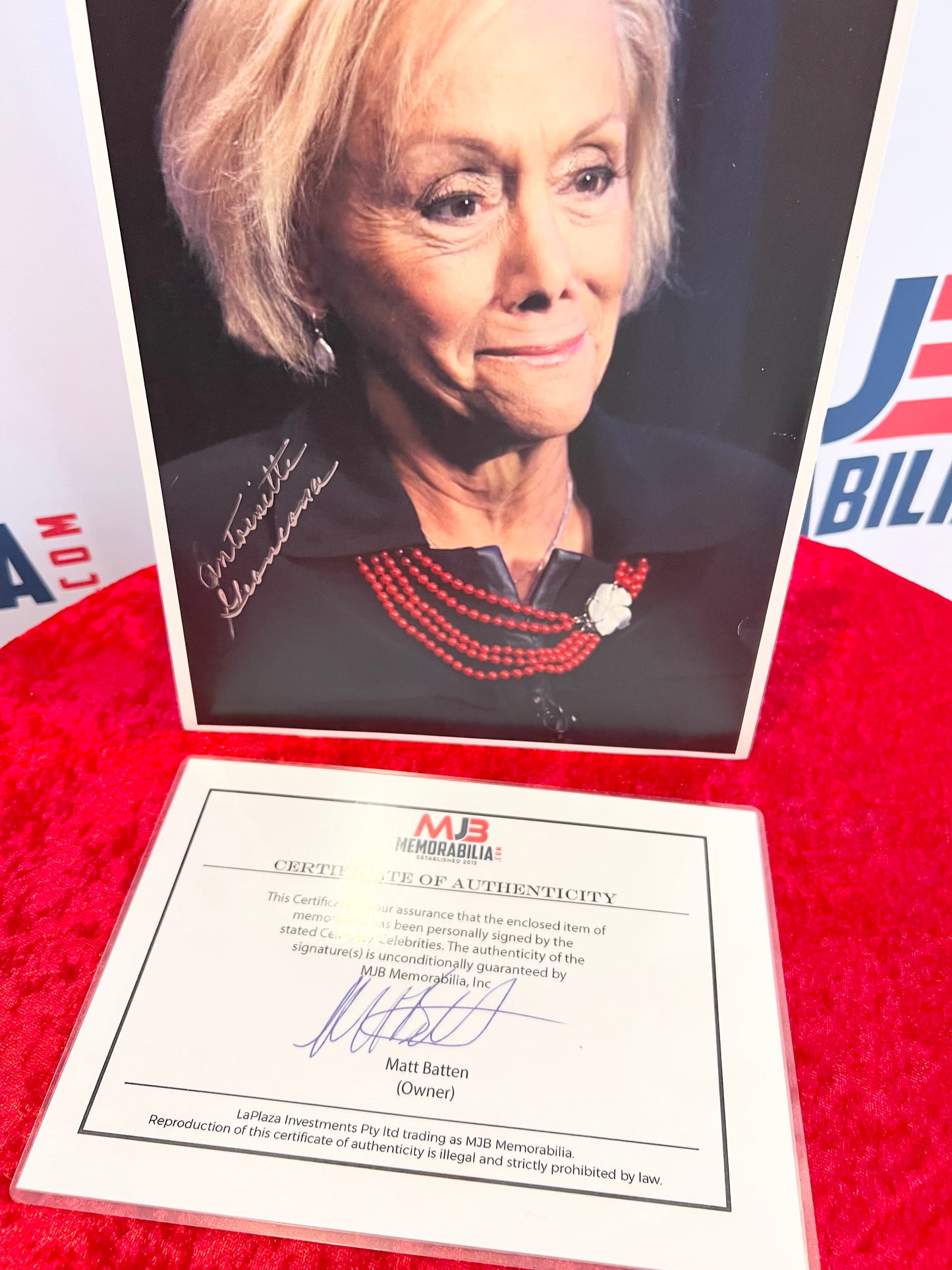 Antoinette Giancana Signed Autograph Mafia Princess Rare with COA