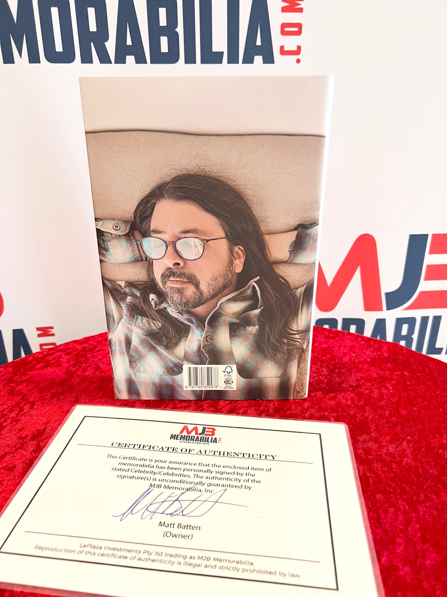 Dave Grohl Signed Autograph The Storyteller Book Foo Fighters Nirvana with COA