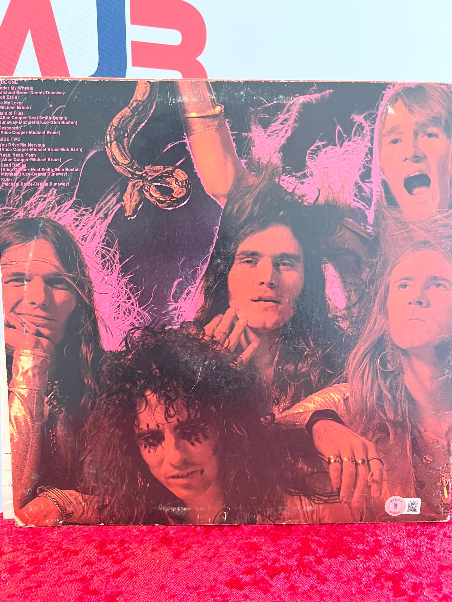 Alice Cooper Signed Autographed Killer Vinyl LP With Authentication