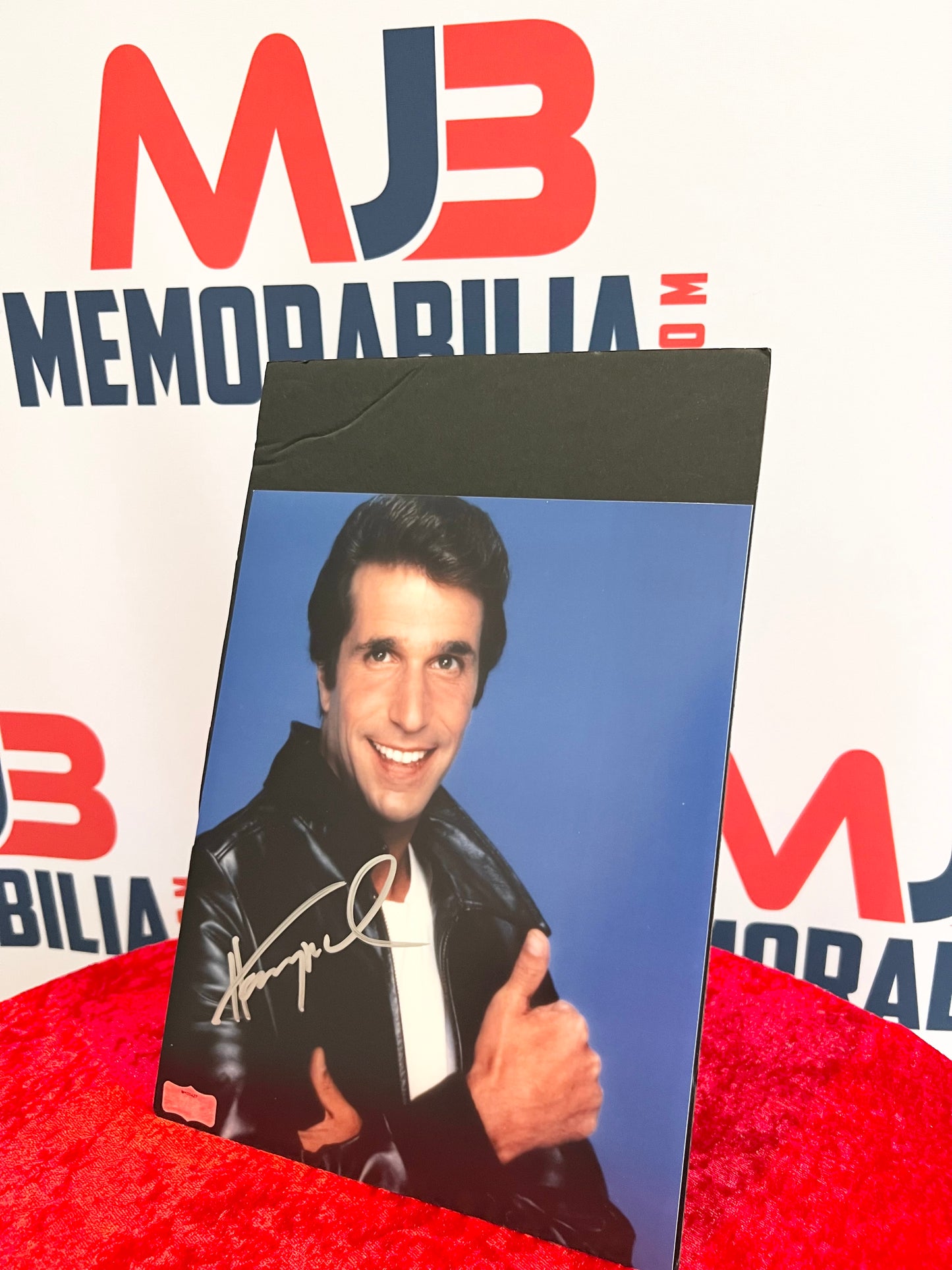 Henry Winkler Signed Autograph Photograph Iconic with COA Happy Days The Fonz