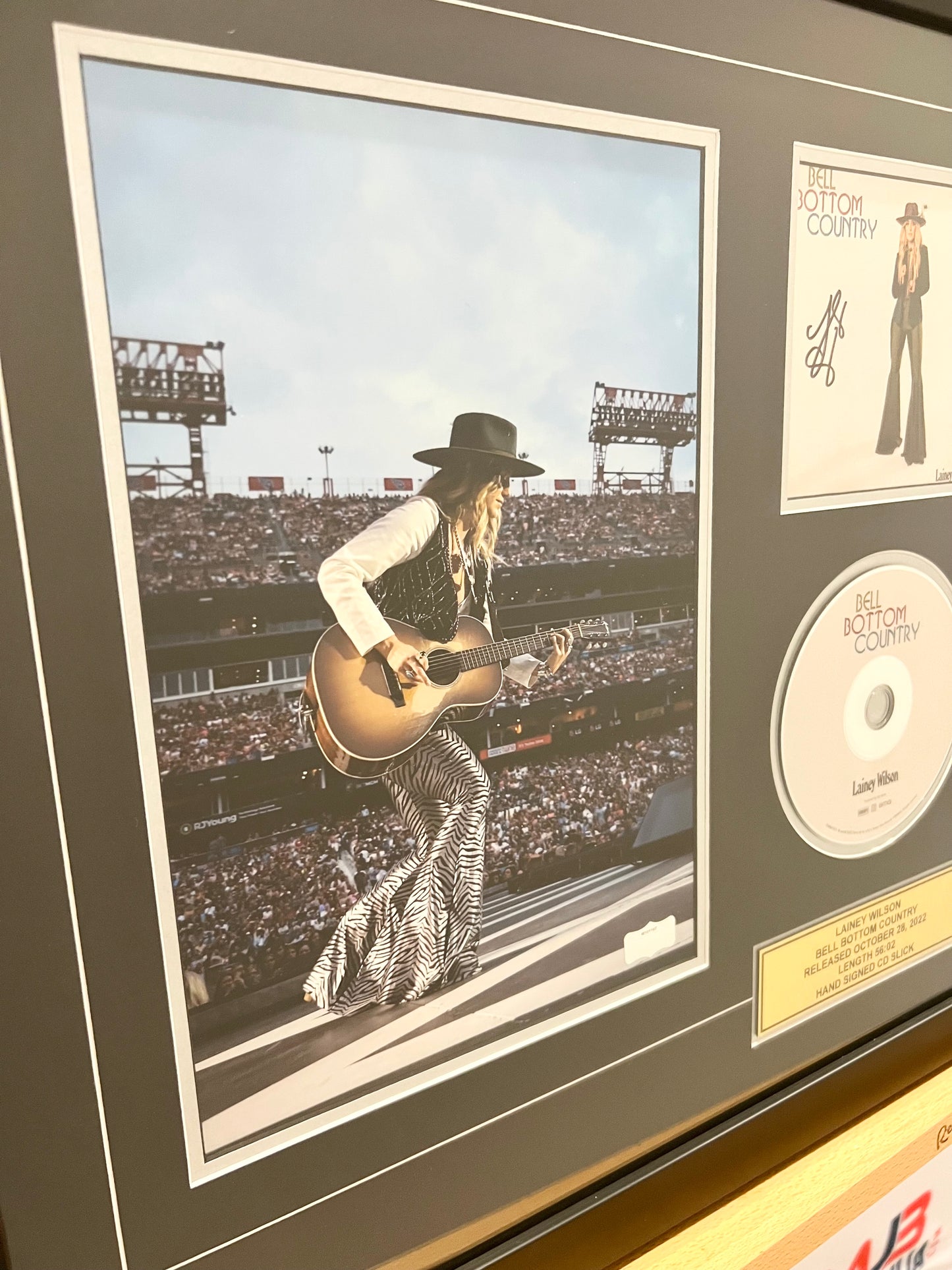 Lainey Wilson Signed Autograph Bell Bottom Country CD with authentication