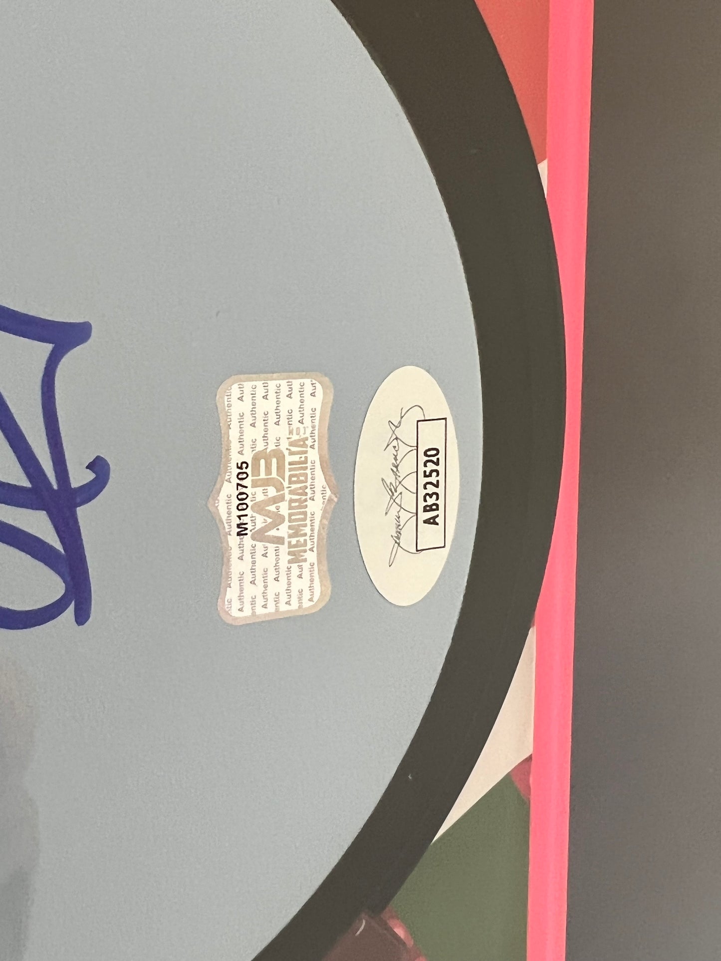 Michael J Fox Christopher Lloyd Dual Signed Hoverboard framed with Authentication