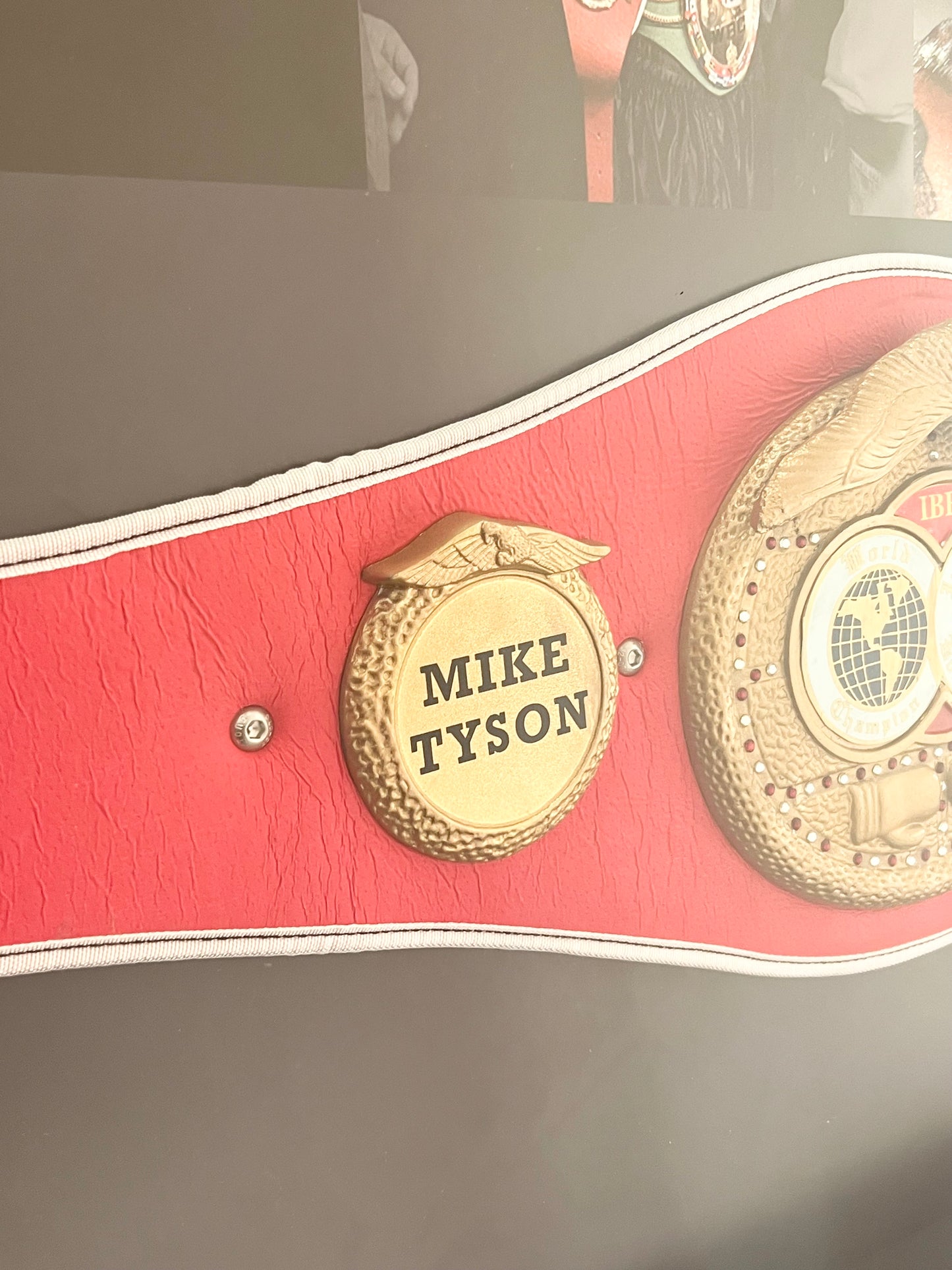 Mike Tyson Signed Autographed Championship Belt with COA RARE