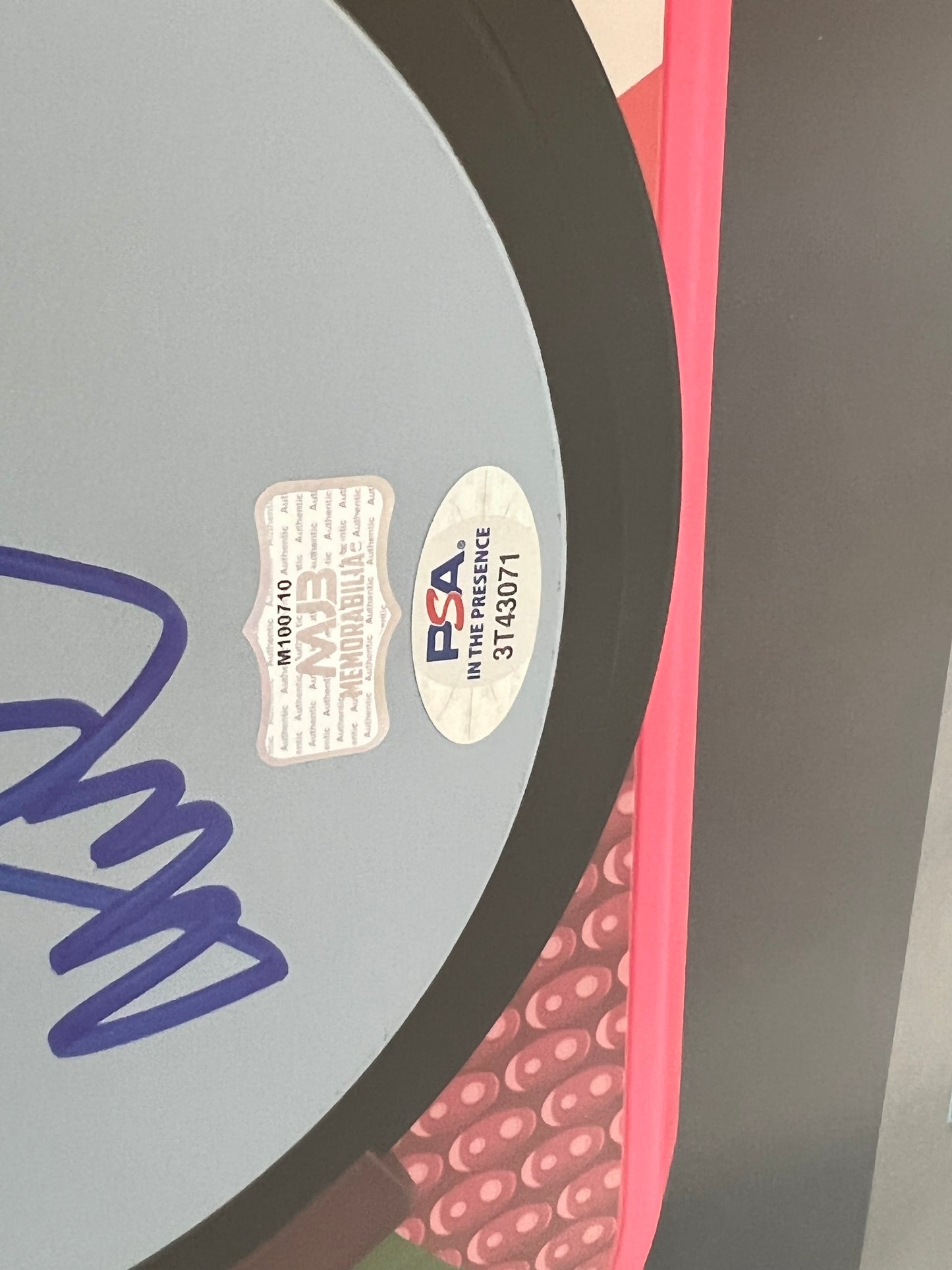 Michael J Fox Christopher Lloyd Dual Signed Hoverboard framed with Authentication