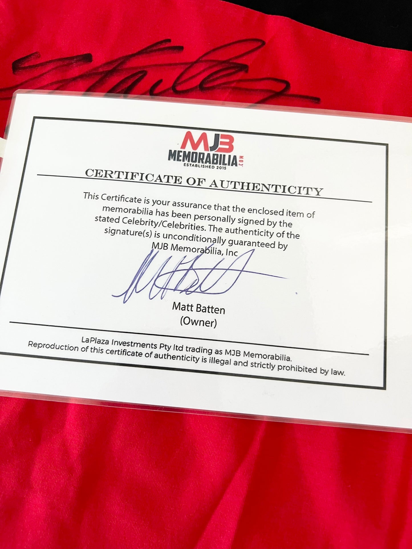 Charles Leclerc Signed Autographed Ferrari Racing Jersey Beckett Authentication