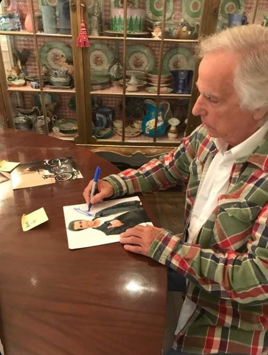 Henry Winkler Signed Autograph Photograph Iconic with COA Happy Days The Fonz