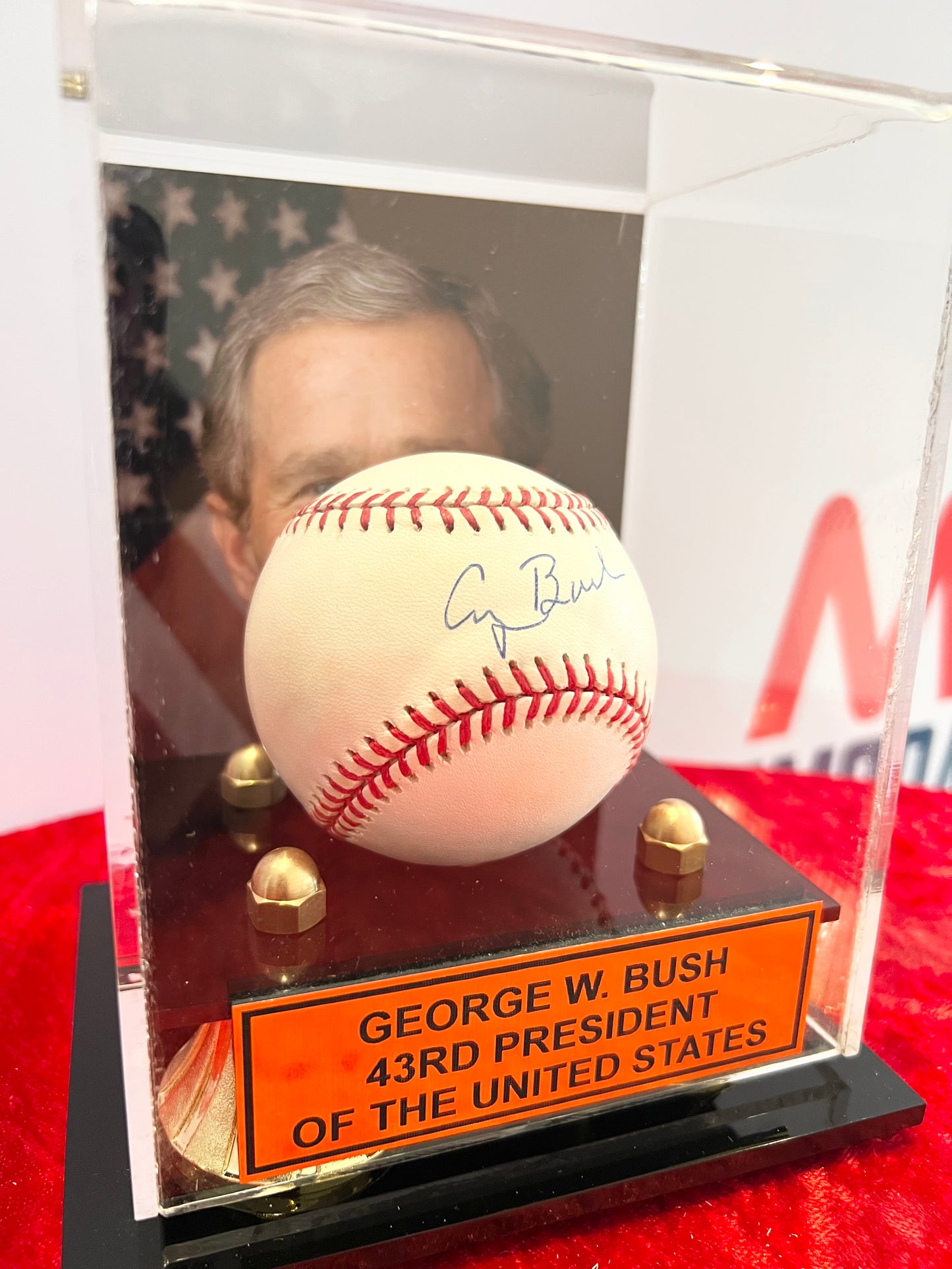 George W Bush Signed Official Rawlings Baseball Signed in 1997 RARE