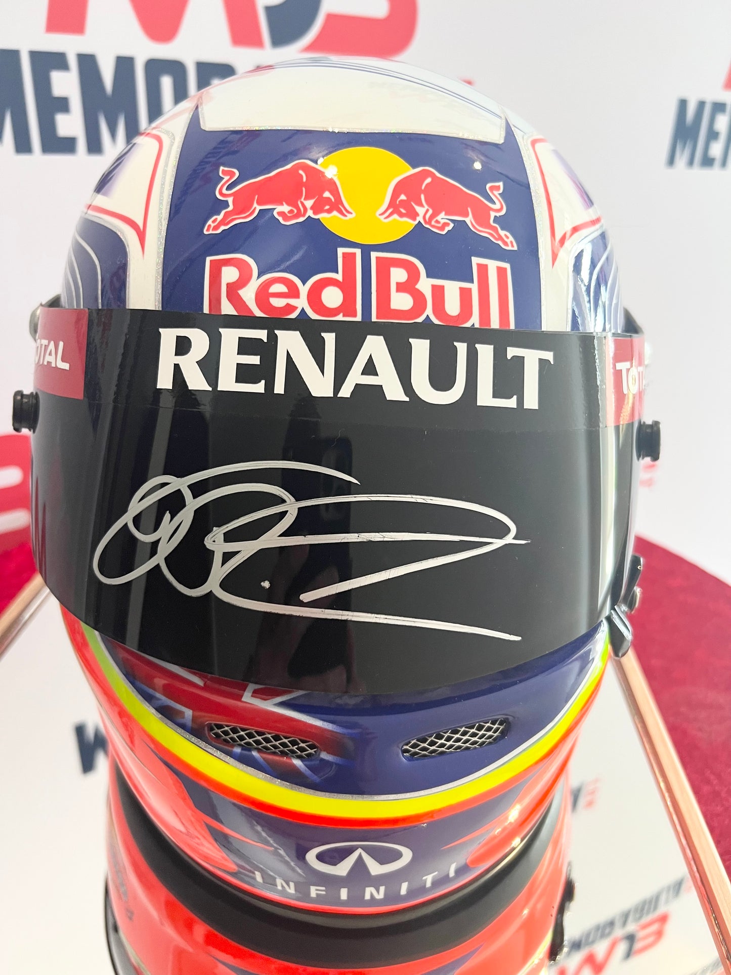 Daniel Ricciardo Hand Signed Helmut Full Size with COA