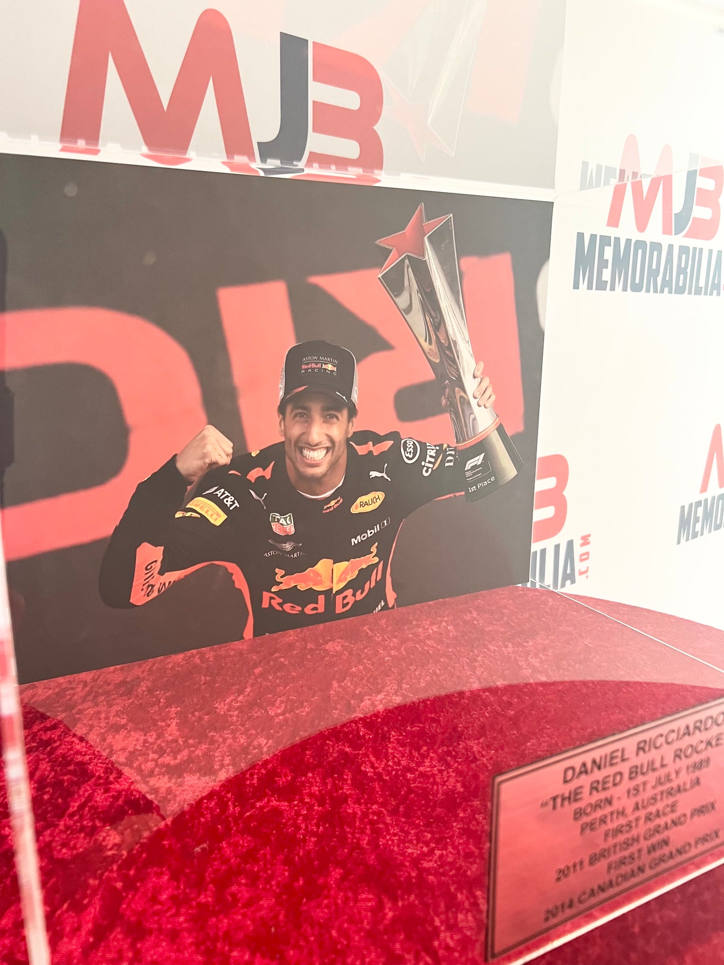 Daniel Ricciardo Hand Signed Helmut Full Size with COA