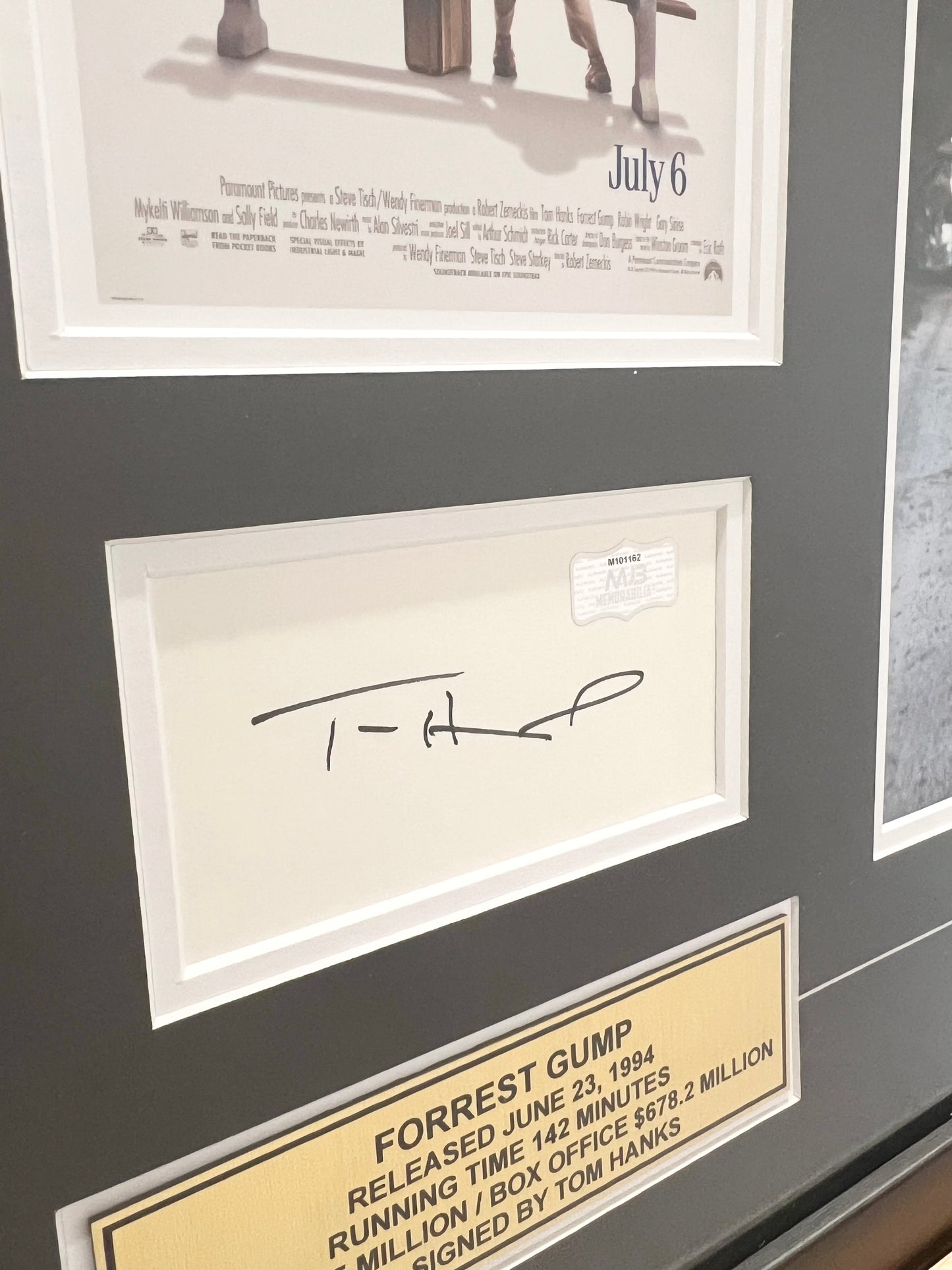 Tom Hanks Signed Autograph Forrest Gump With COA