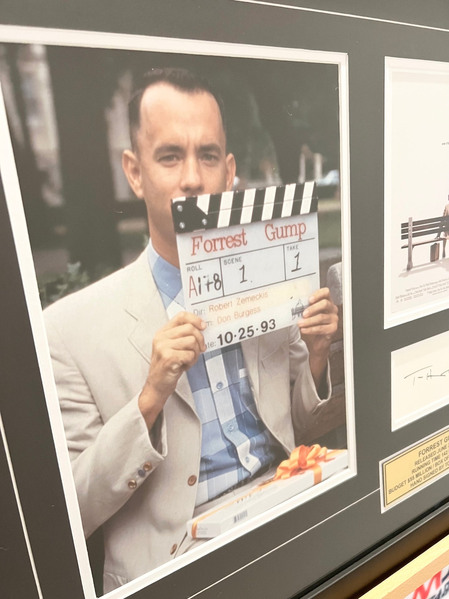 Tom Hanks Signed Autograph Forrest Gump With COA