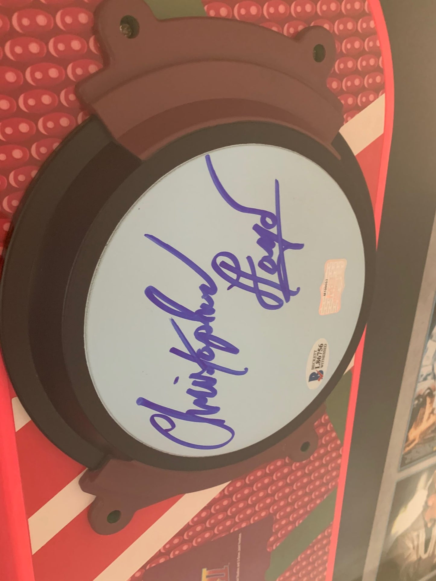 Christopher Lloyd Doc Brown signed Back to the future Hoverboard RARE Beckett COA