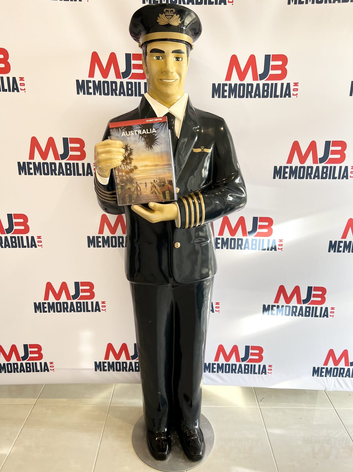 Flight Centre Vintage Pilot Statue 80s Rare