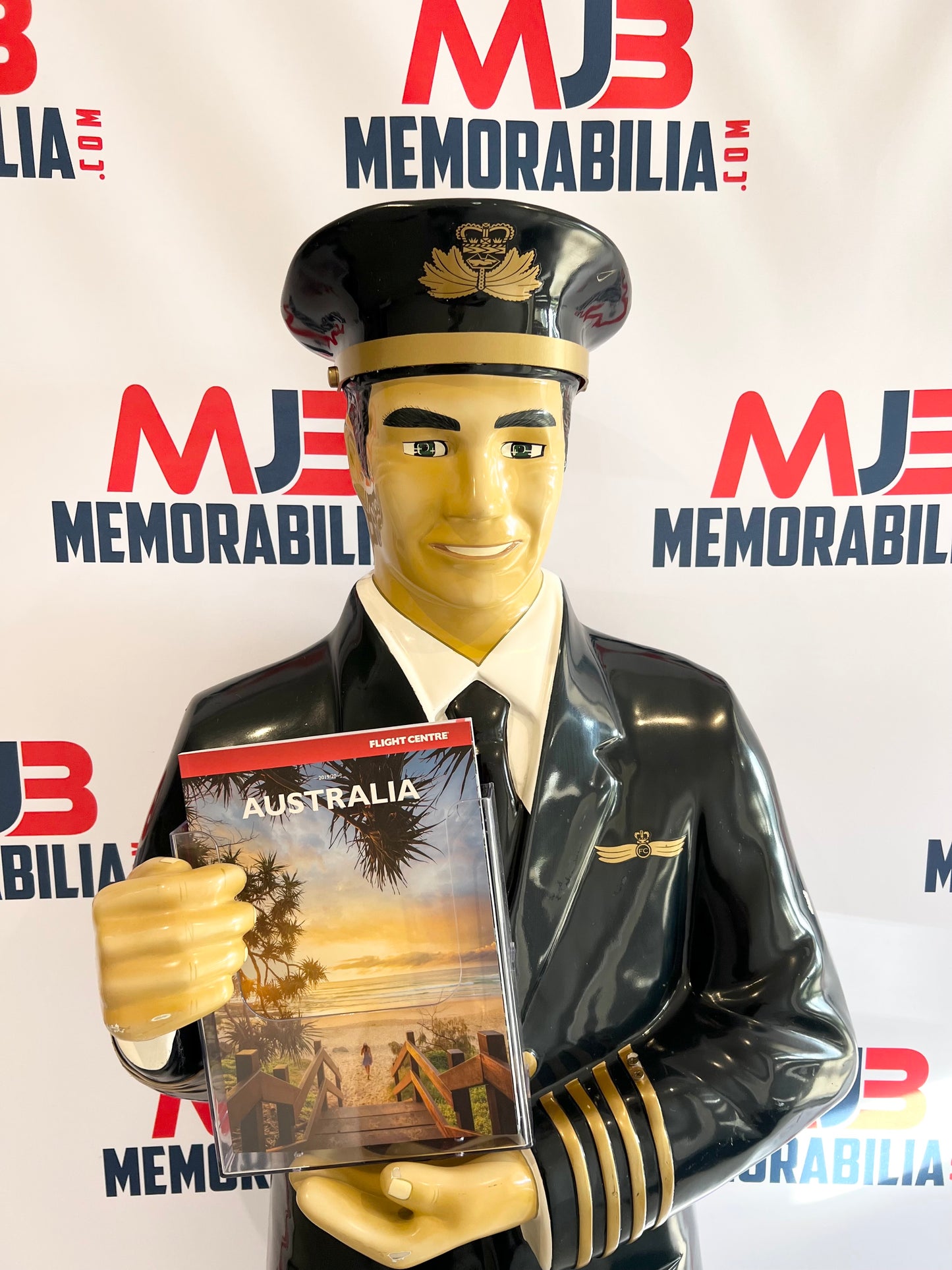 Flight Centre Vintage Pilot Statue 80s Rare