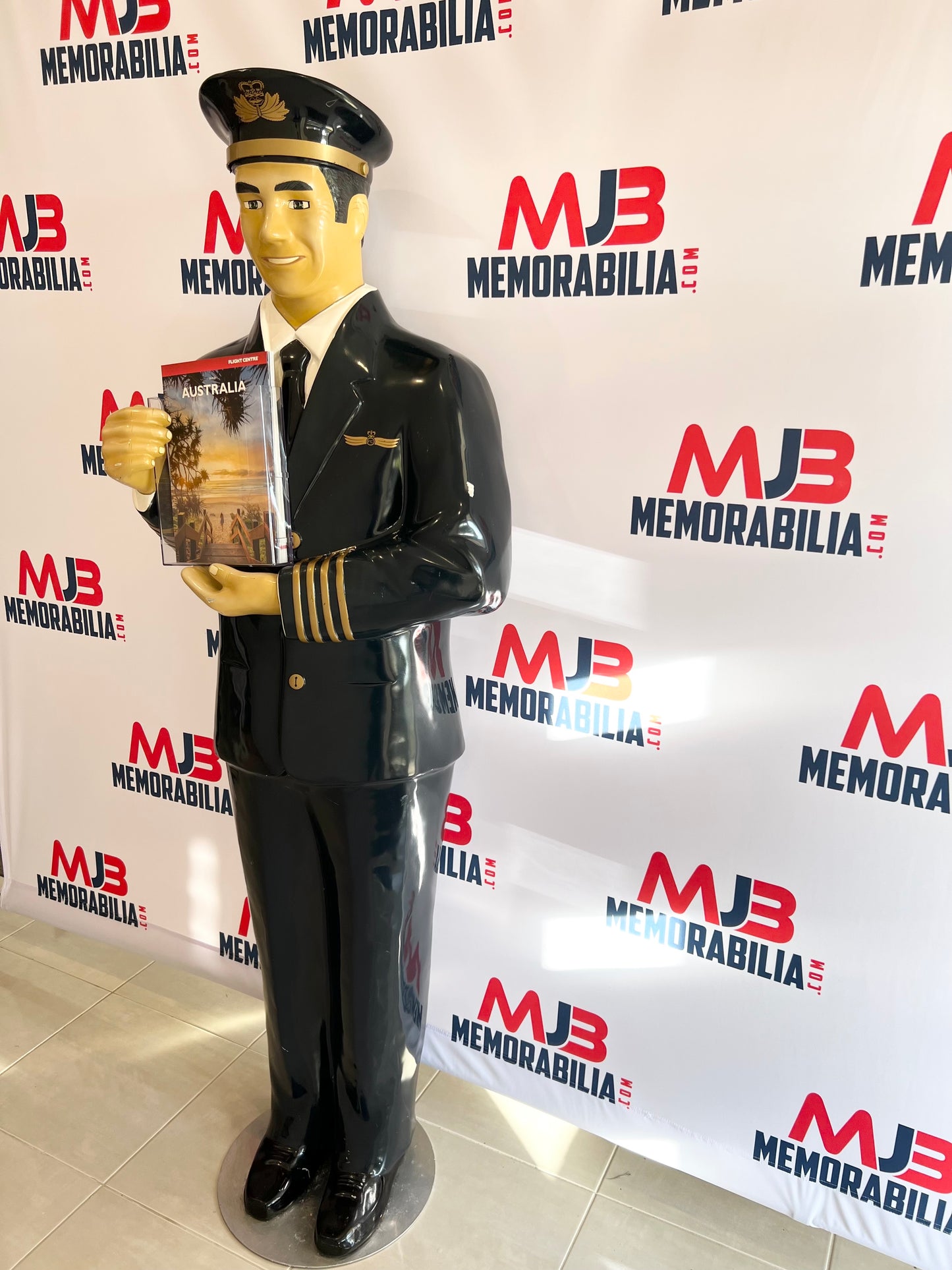 Flight Centre Vintage Pilot Statue 80s Rare