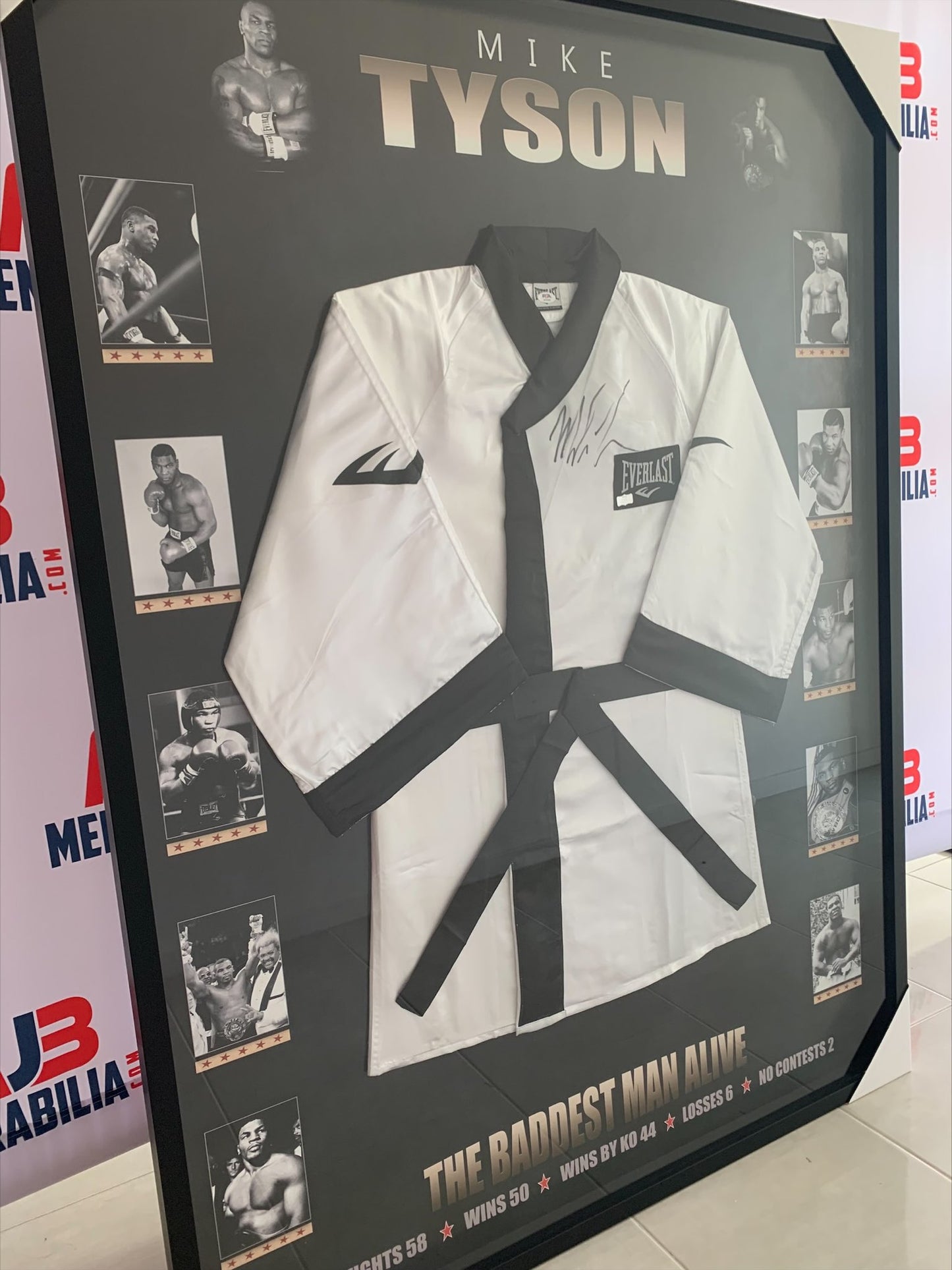 Mike Tyson Signed Authentic Everlast Robe with PSA Authentication