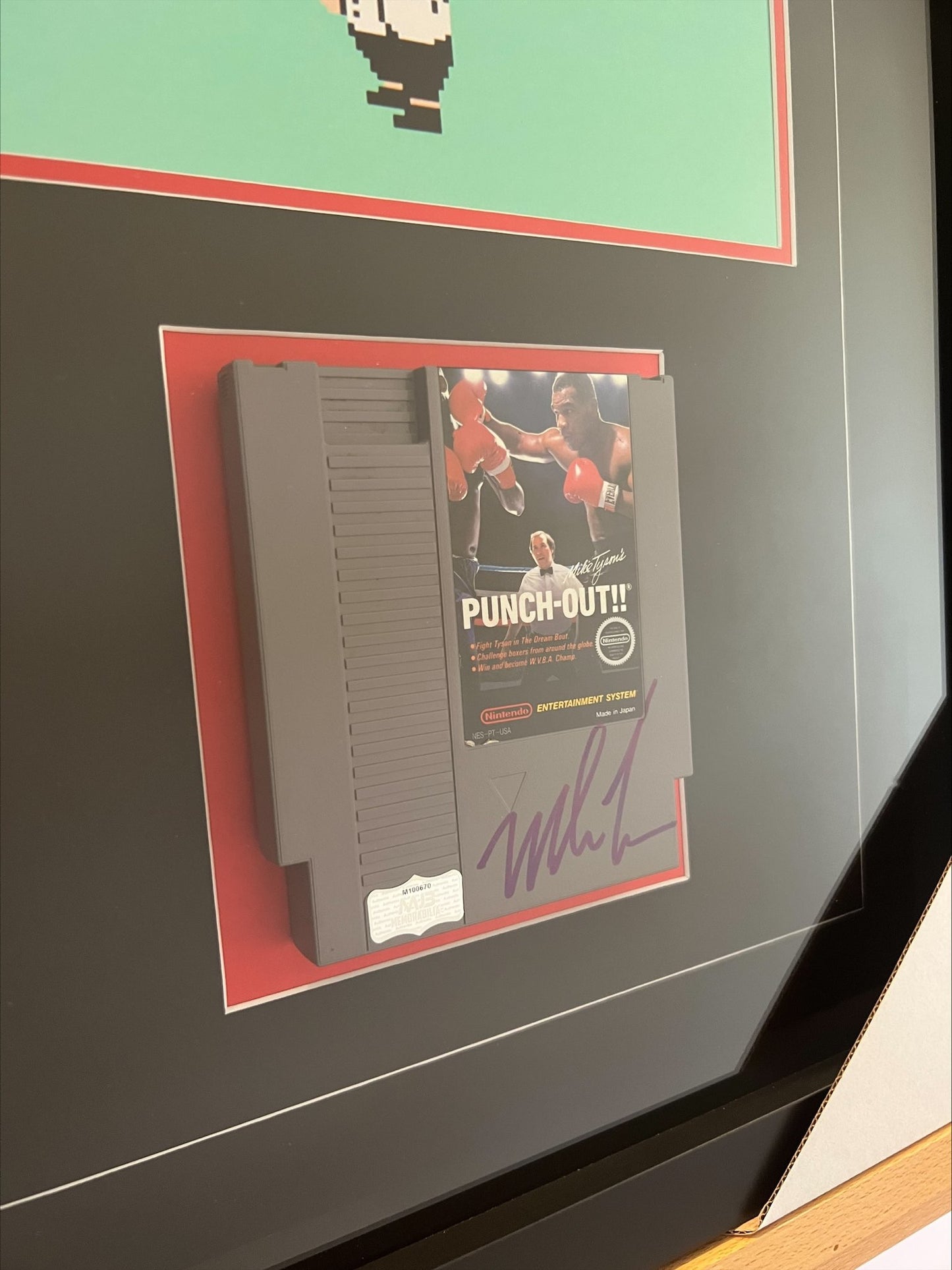 Mike Tyson Signed Original 1987 Punch Out Video Game Cartridge