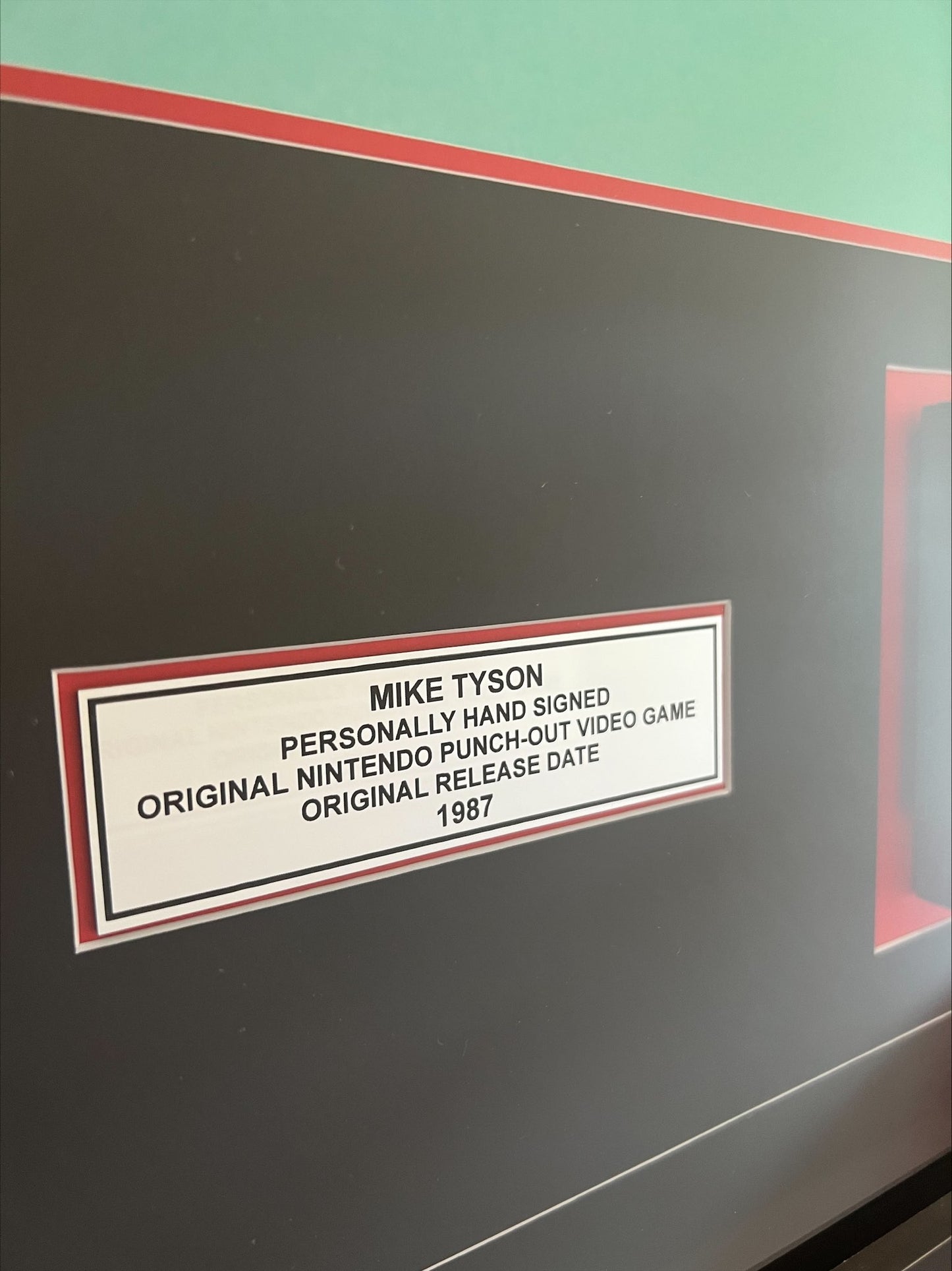 Mike Tyson Signed Original 1987 Punch Out Video Game Cartridge