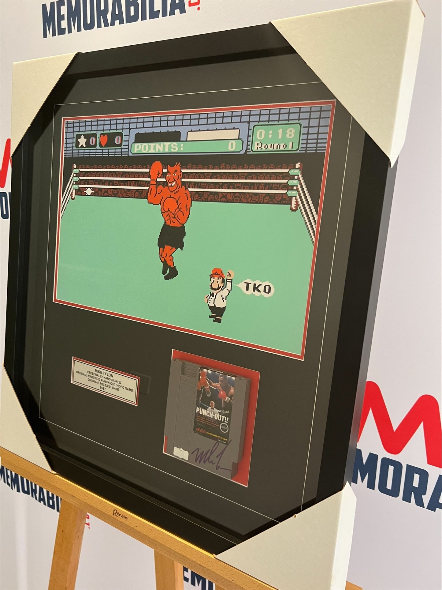 Mike Tyson Signed Original 1987 Punch Out Video Game Cartridge