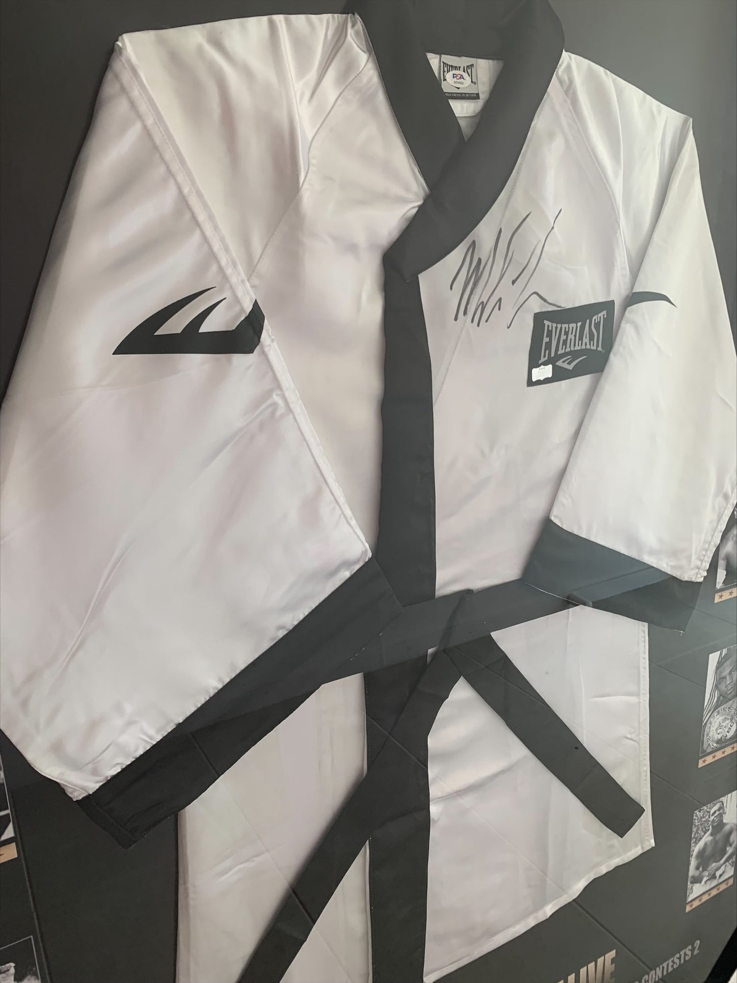Mike Tyson Signed Authentic Everlast Robe with PSA Authentication