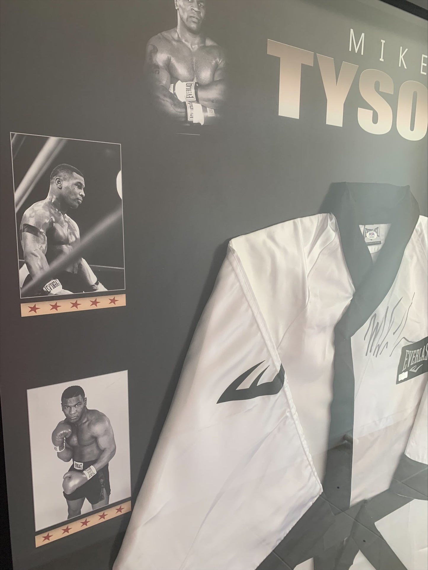Mike Tyson Signed Authentic Everlast Robe with PSA Authentication