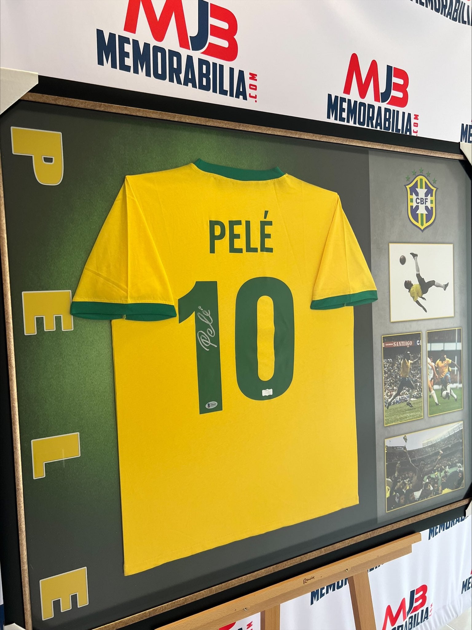 Pelé Brazil Authentic Autographed Signed Soccer Jersey Beckett