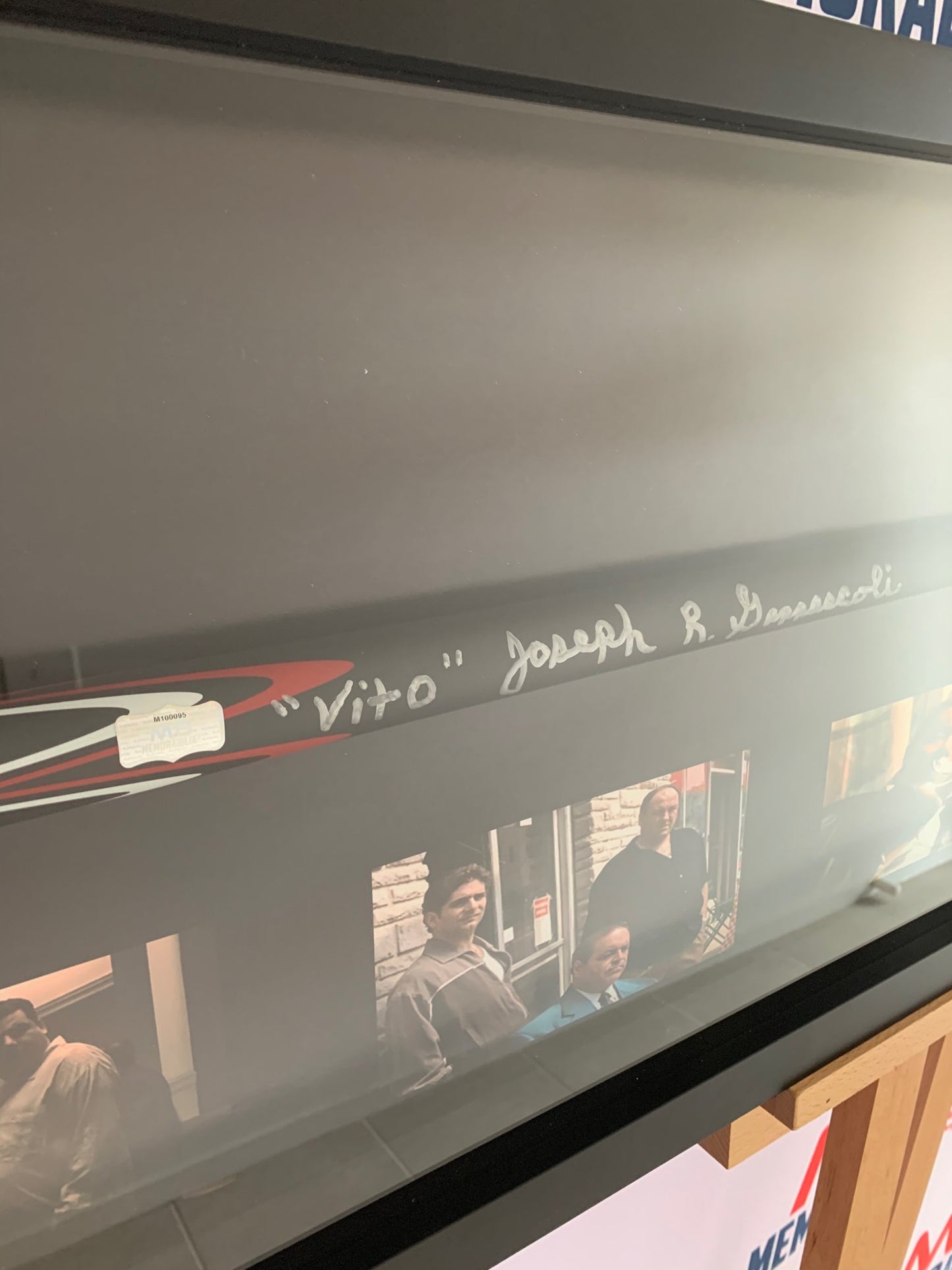 Limited Edition Signed Joseph Gannascoli “VITO” Pool Cue The Sopranos