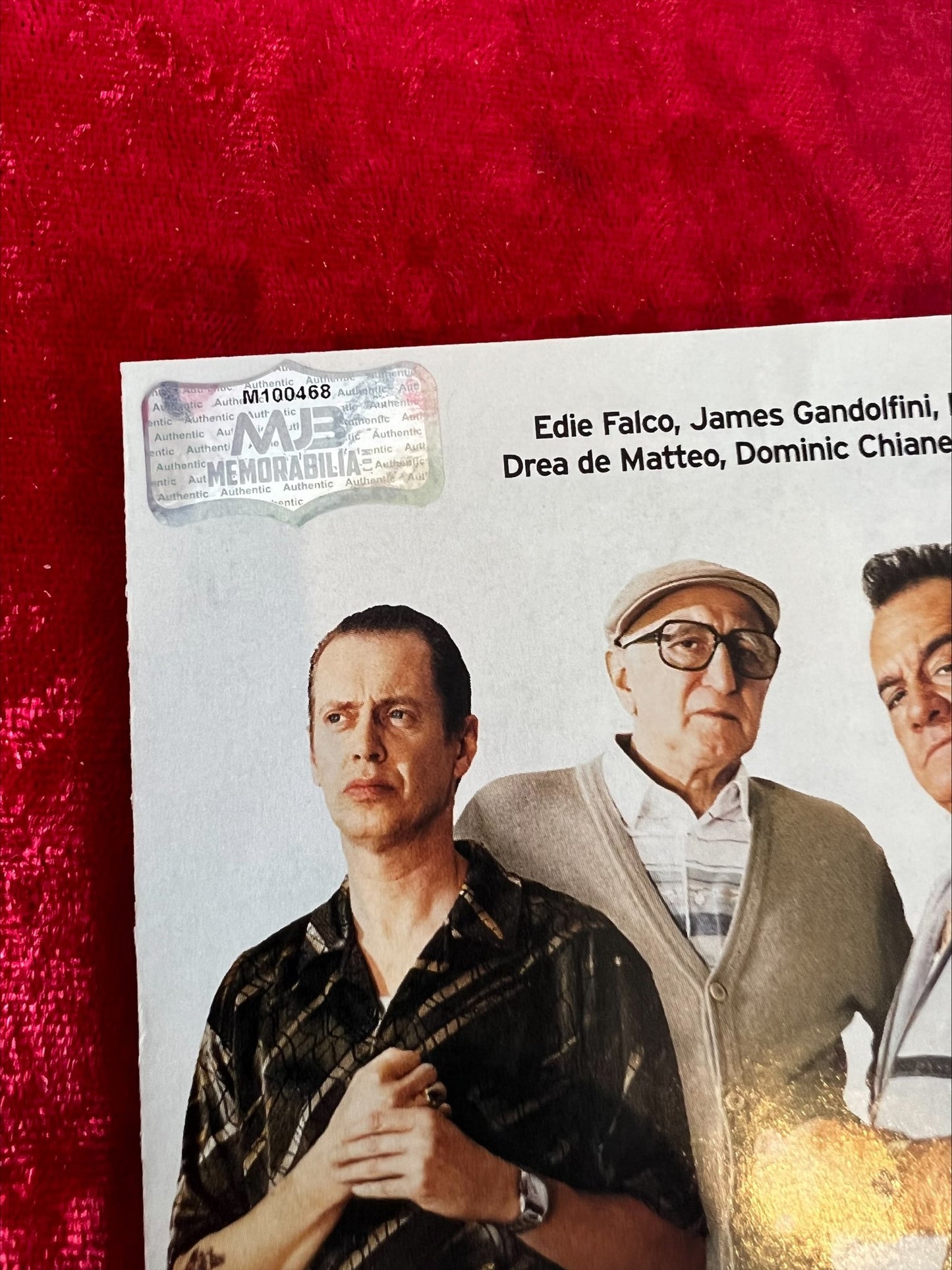 The Sopranos Cast Signed Original TV Guide with COA 12 Cast members Inscribed Characters names