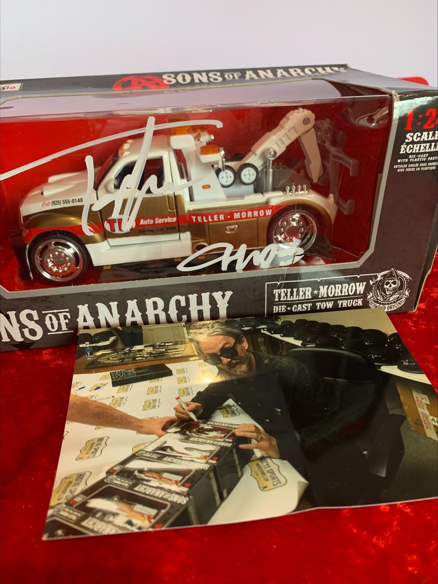 Tommy Flanagan Signed Sons of Anarchy Teller Morrow Tow Truck Chibs