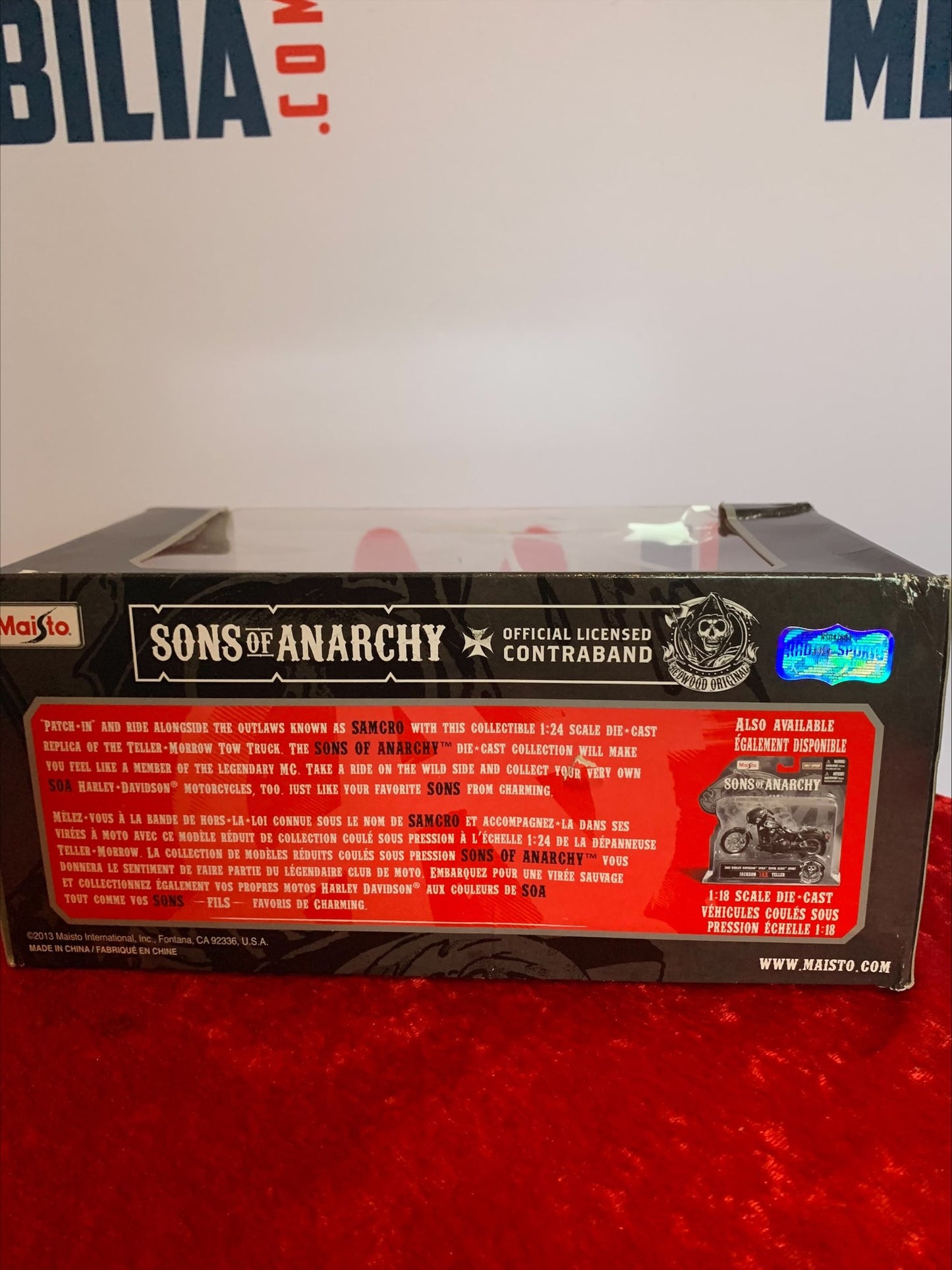 Tommy Flanagan Signed Sons of Anarchy Teller Morrow Tow Truck Chibs