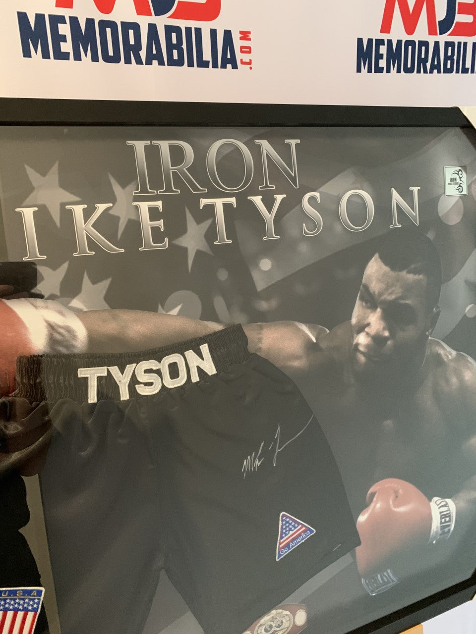 Mike Tyson Signed Trunks Rare with COA