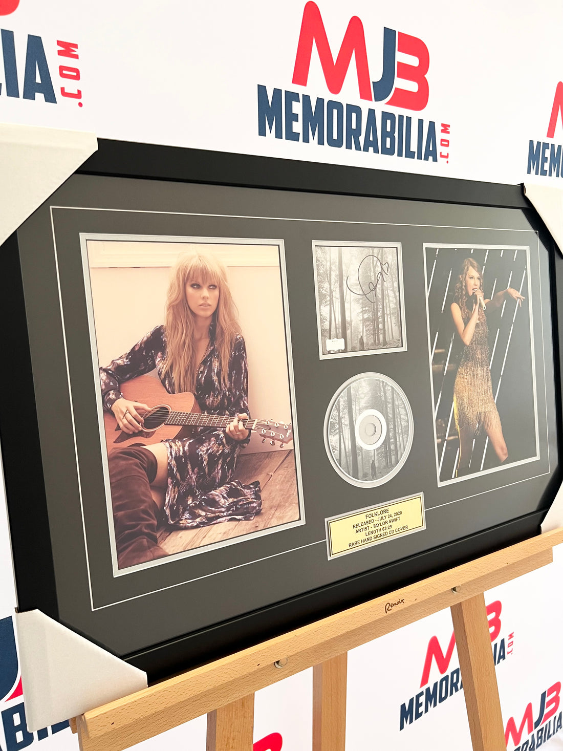 Embrace a Piece of Music History: Signed Taylor Swift Memorabilia Now Available at MJB