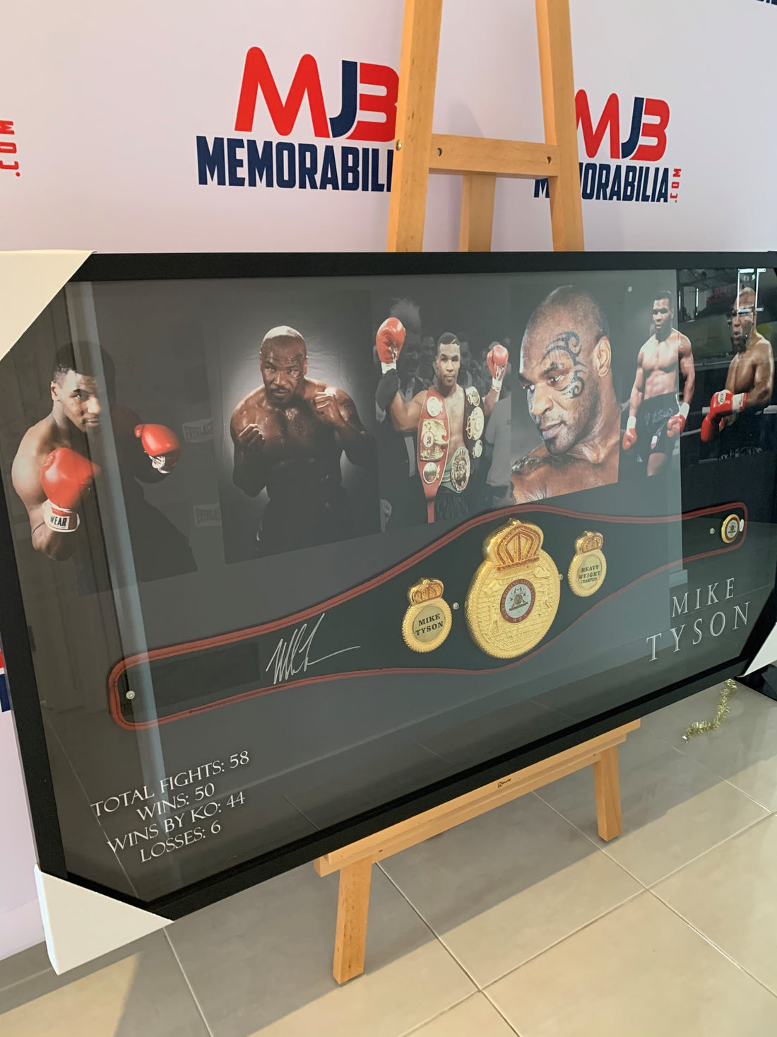MJB Memorabilia Delivers Authenticity: Sydney Superfan Acquires Mike Tyson Signed Championship Belt