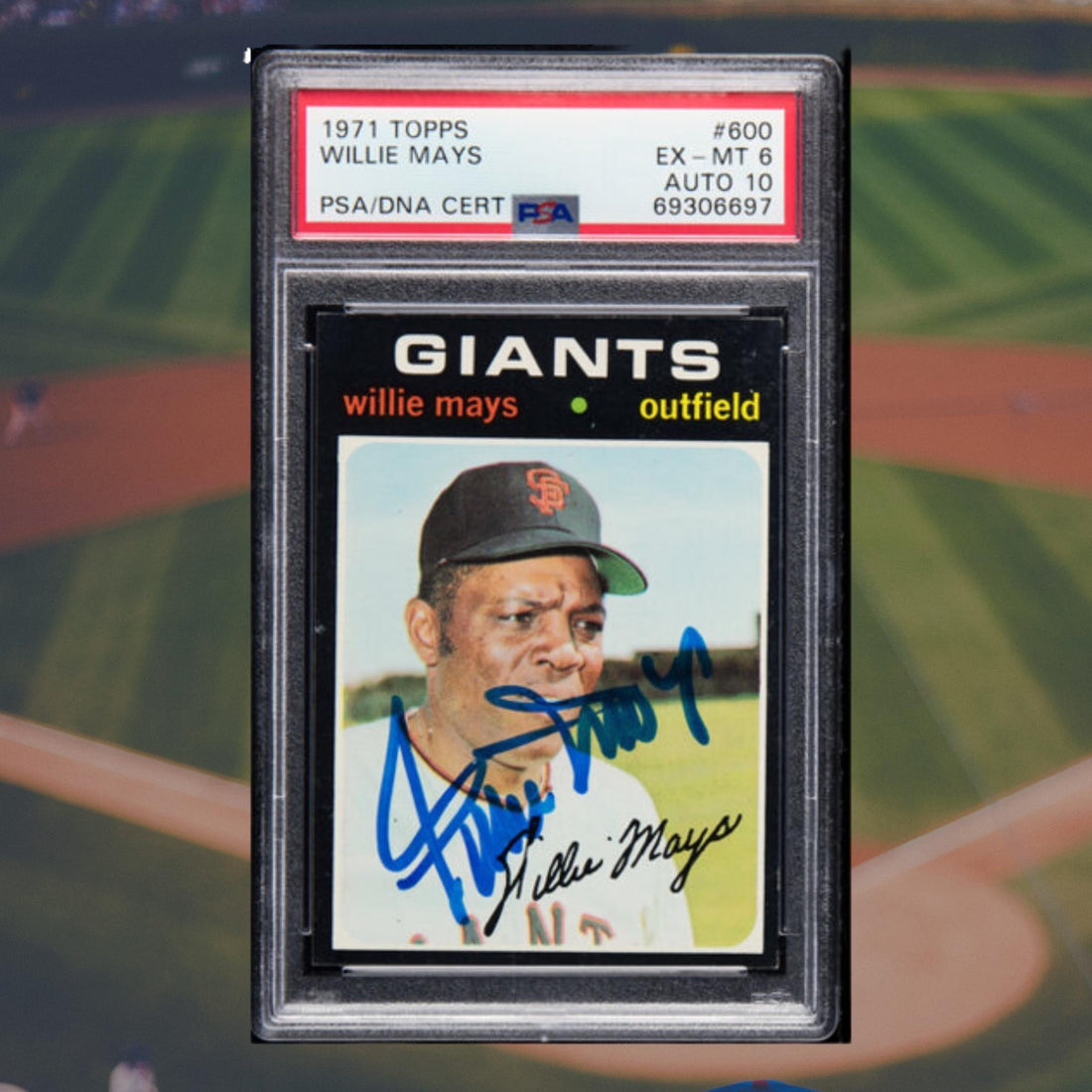 Vintage Autographed Cards Continue to Soar: Willie Mays Signed 1971 Topps Card Shatters Expectations at Heritage Auctions