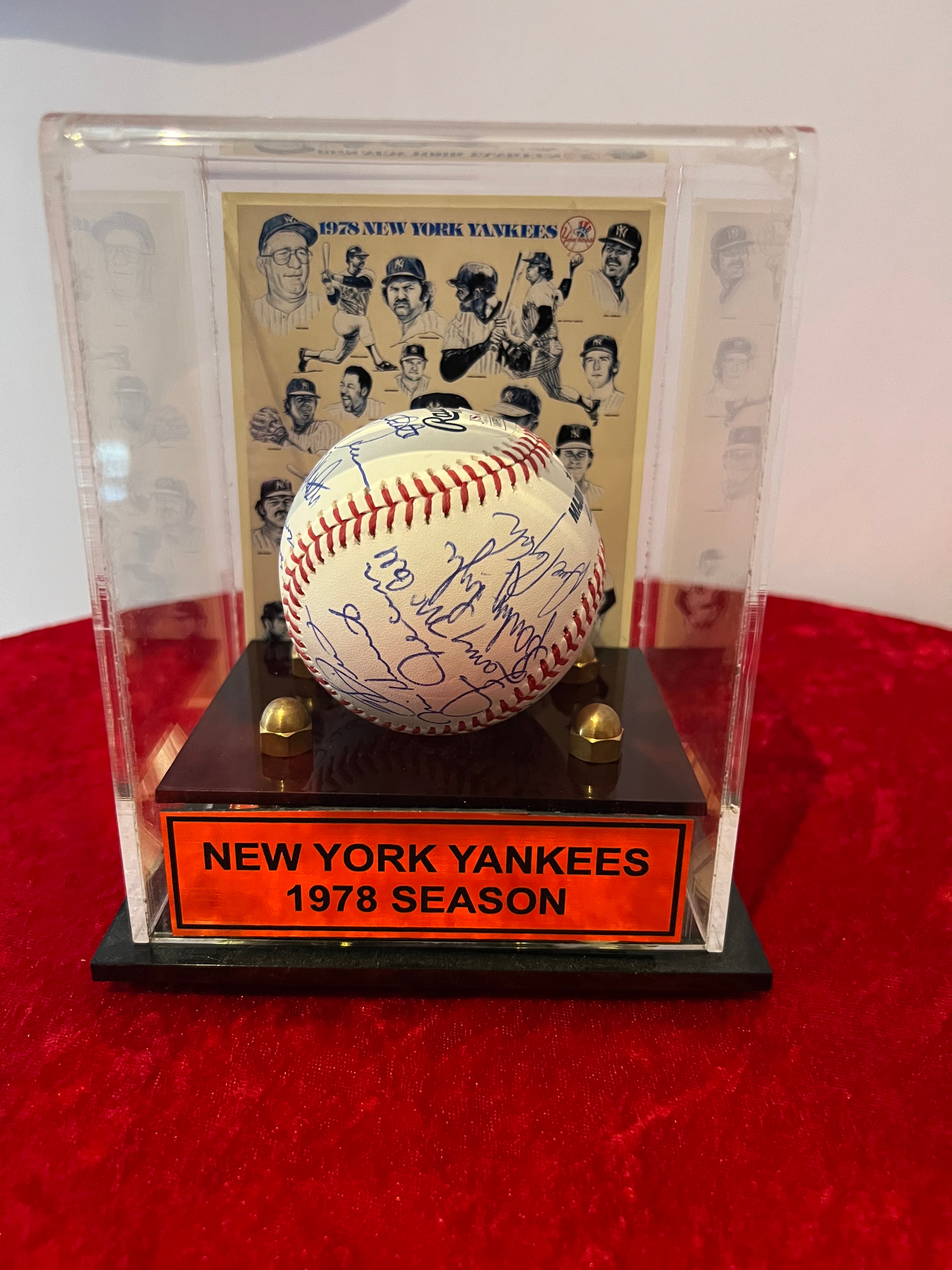 A Rare Treasure: The 1978 New York Yankees Team Signed Baseball – MJB ...