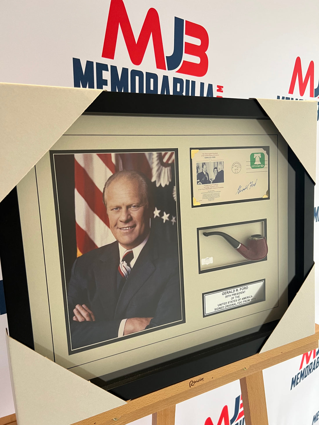 A Piece of Presidential History: Gerald Ford Signed Envelope Sold by Matt at MJB