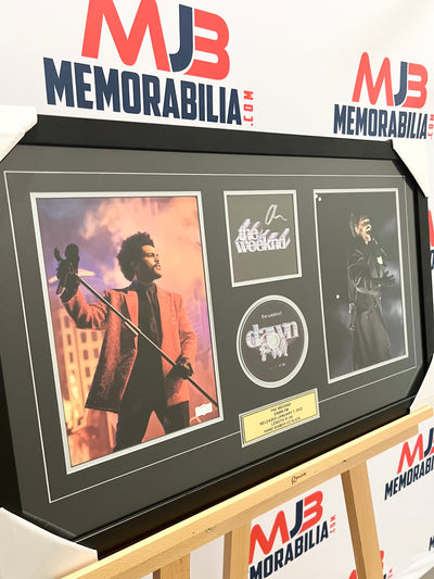 Global Beats: Signed Weeknd CD Frame from MJB Memorabilia Finds a Home in Germany