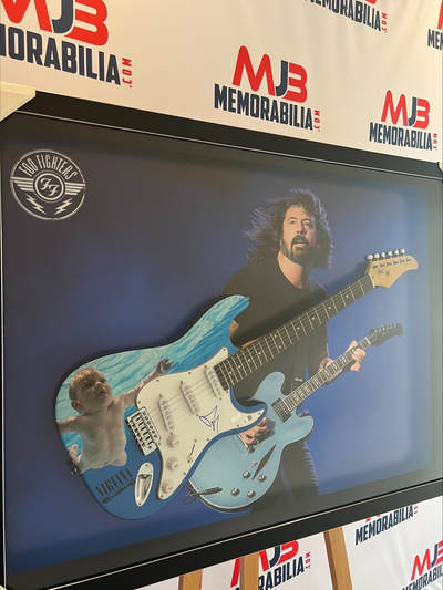 Rock Legend Relived: Dave Grohl's Signed Nirvana Guitar Finds a New Home in Sydney