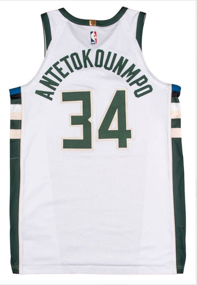 Match worn Giannis Antetokounmpo Jersey up for Auction